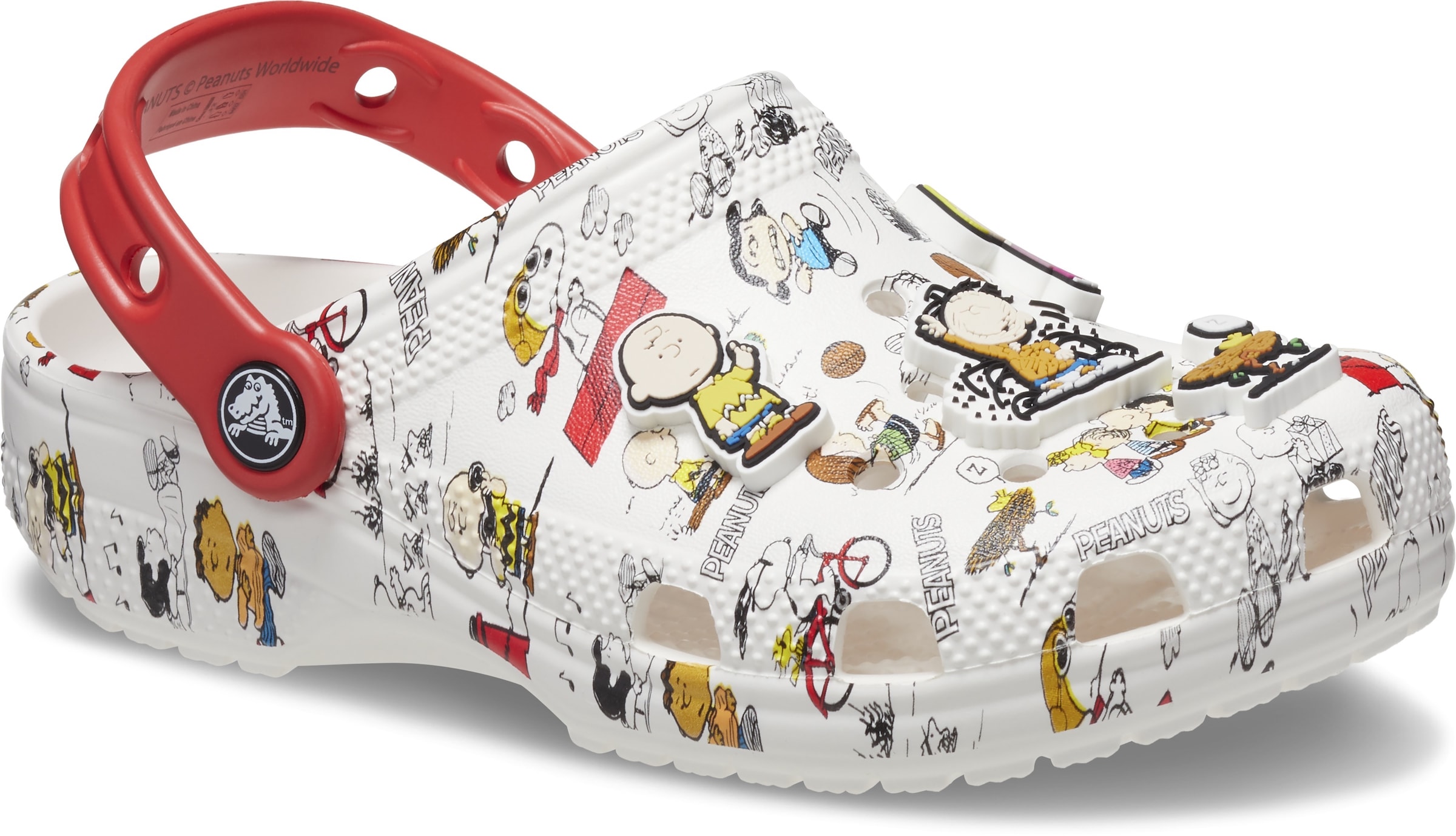 Hausschuh »Classic Clog T Peanuts«, mit buntem Print