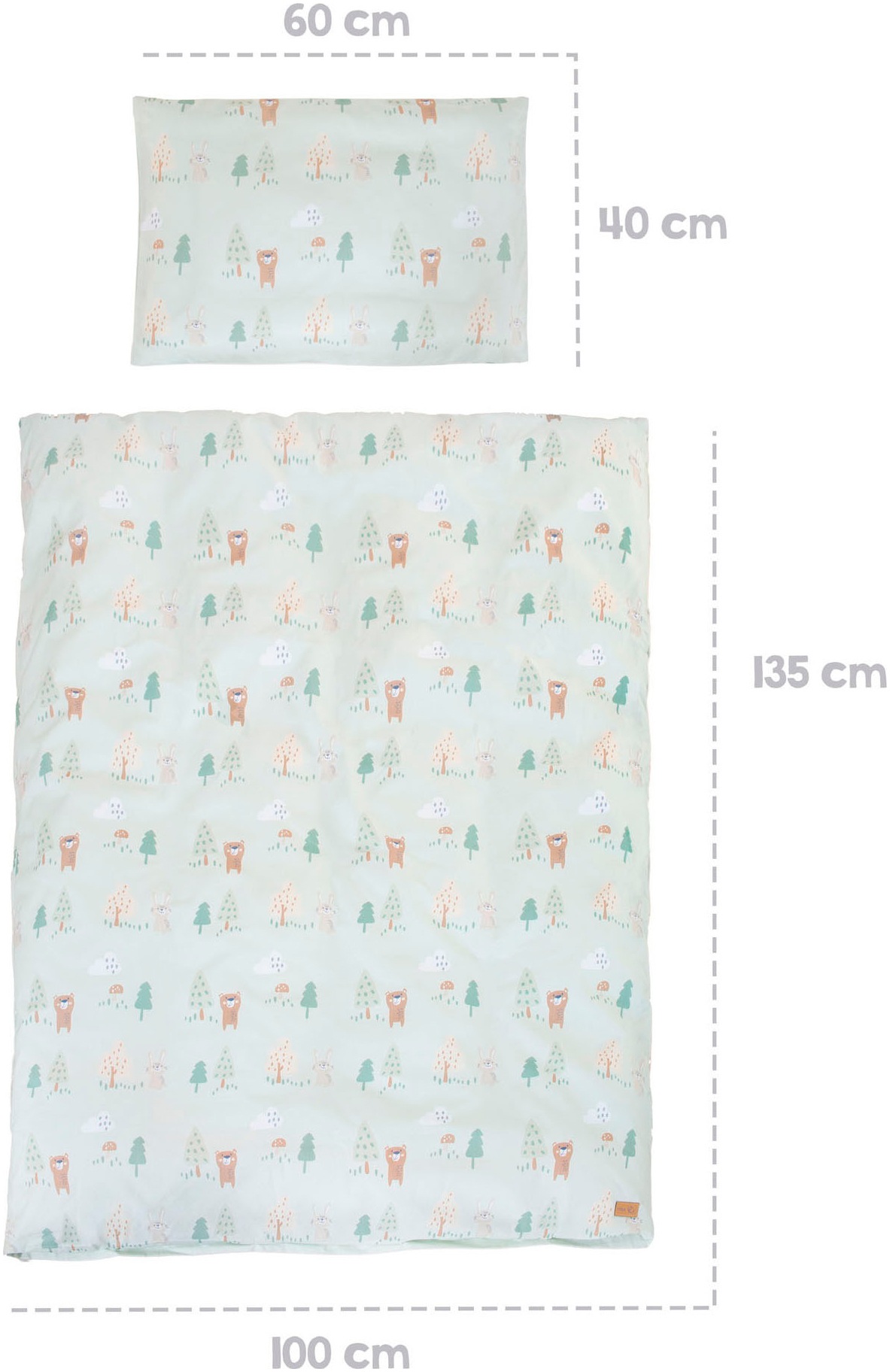 roba® Babybett »Room Bed - Woodland Buddies«, als Beistell-, Kinder- und Juniorbett verwendbar