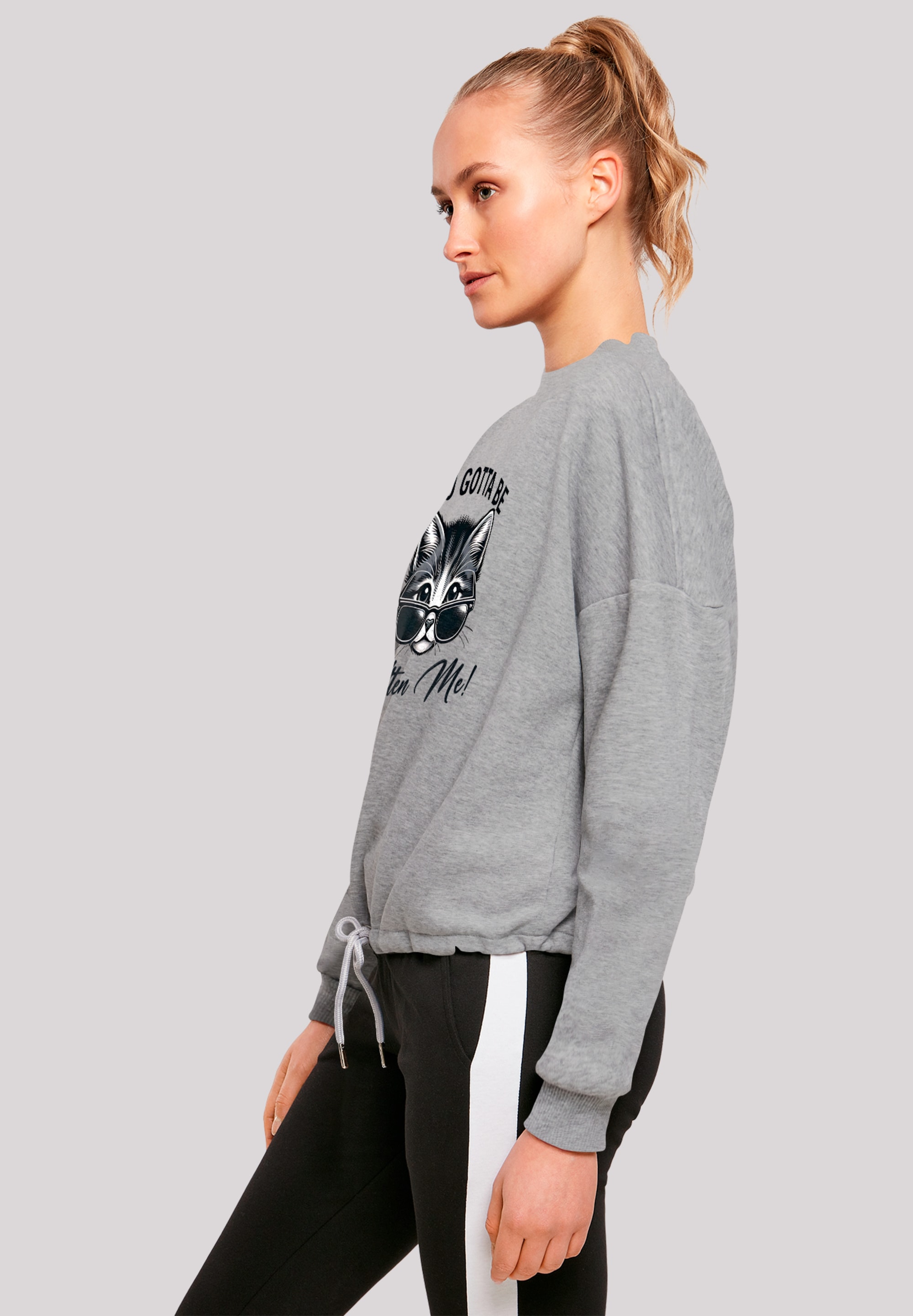 F4NT4STIC Sweatshirt »Kätzchen You Gotta Be Kitten Me!«, Premium Qualität