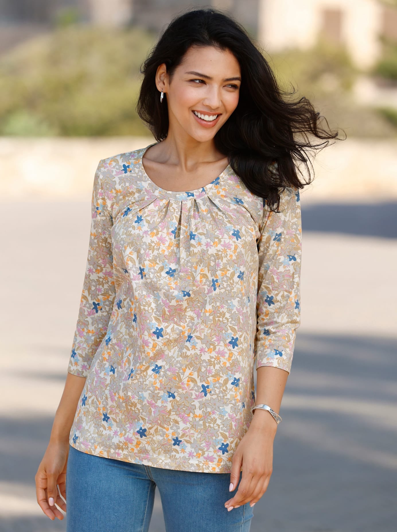Classic Basics 3/4-Arm-Shirt "3/4-Arm-Shirt" 1 Stk. tlg. günstig online kaufen