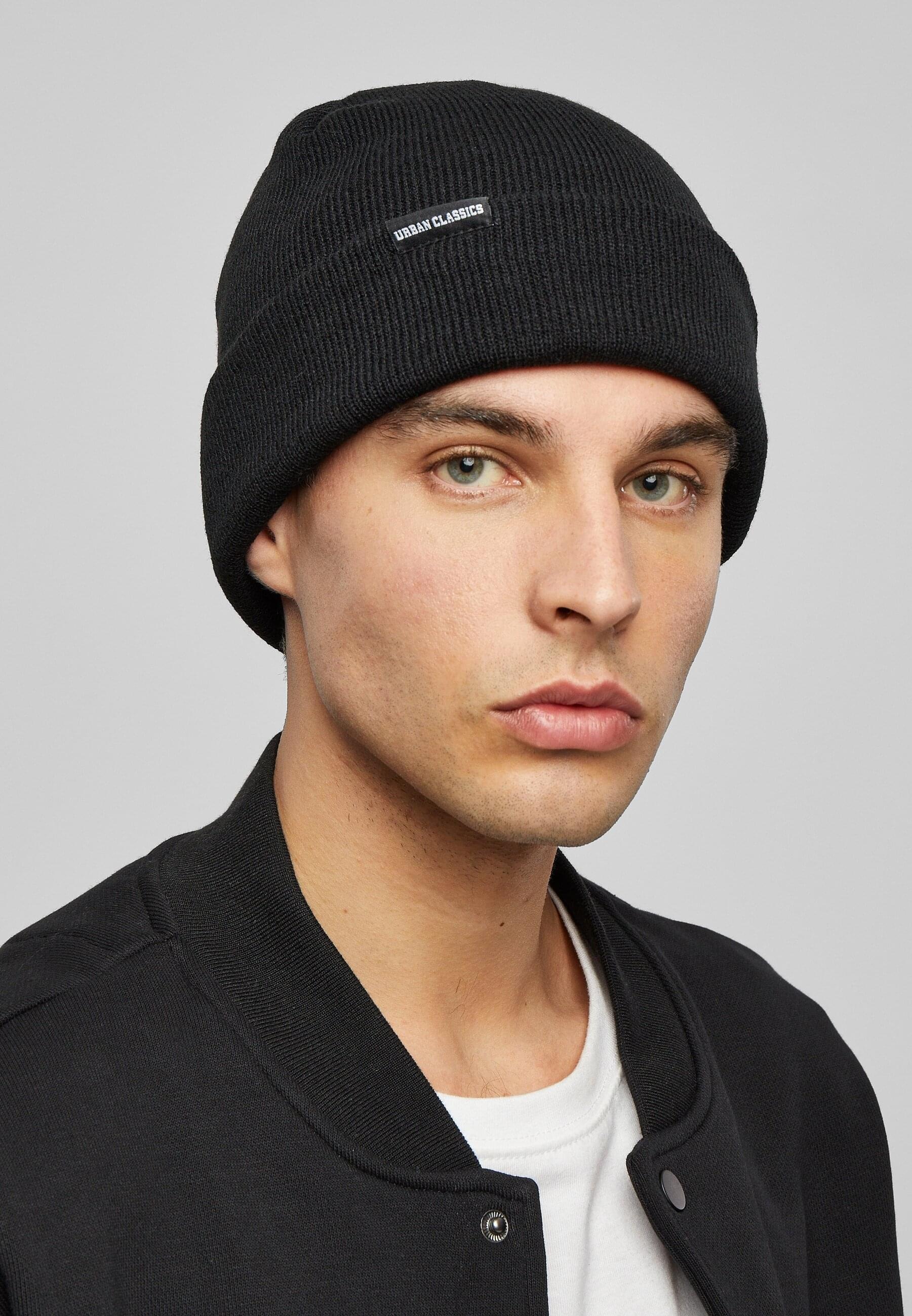URBAN CLASSICS Beanie »Urban Classics Unisex Basic Flap Beanie«, (1 St.)