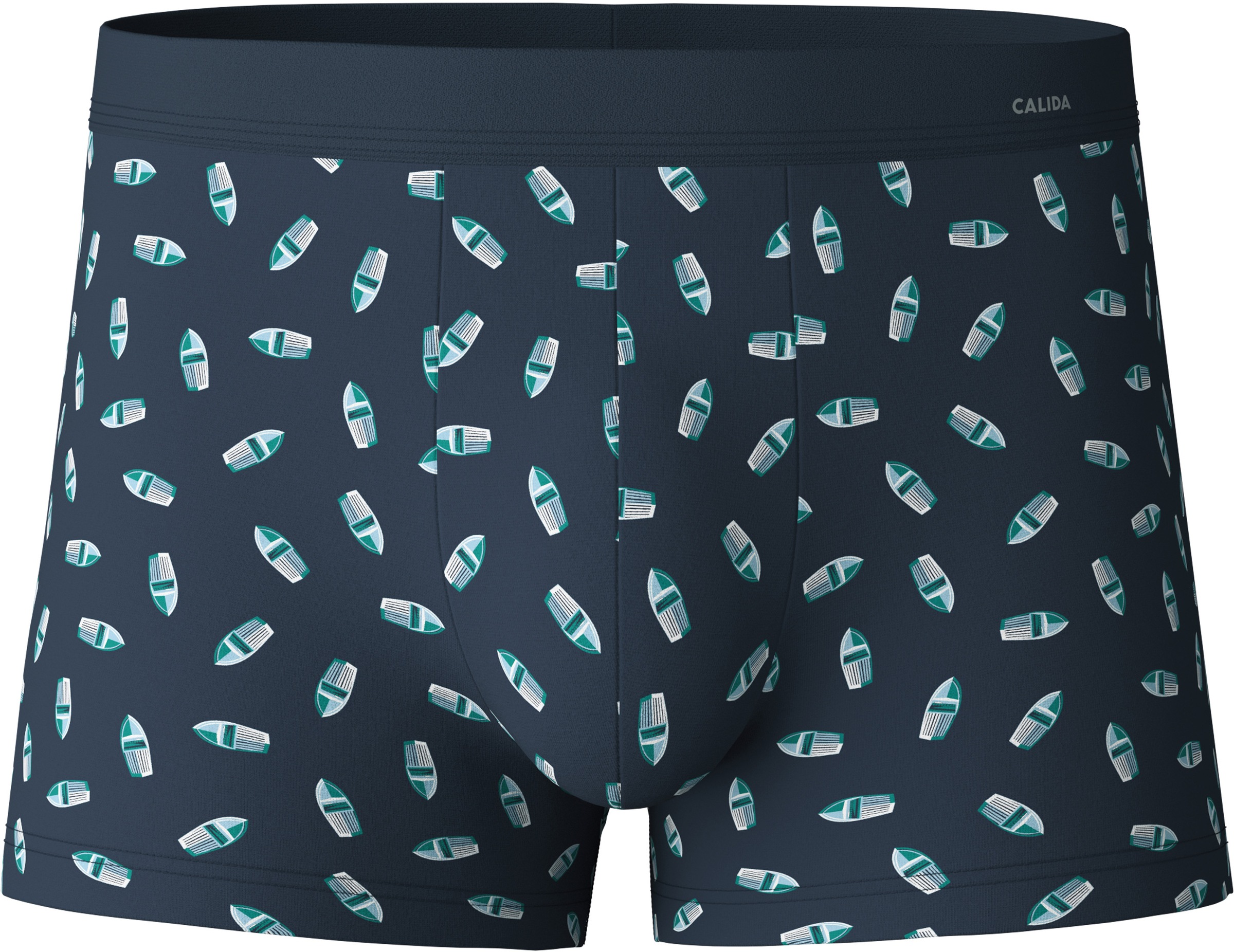 CALIDA Boxershorts »Cotten Code Design«, mit weichem Elastikbund