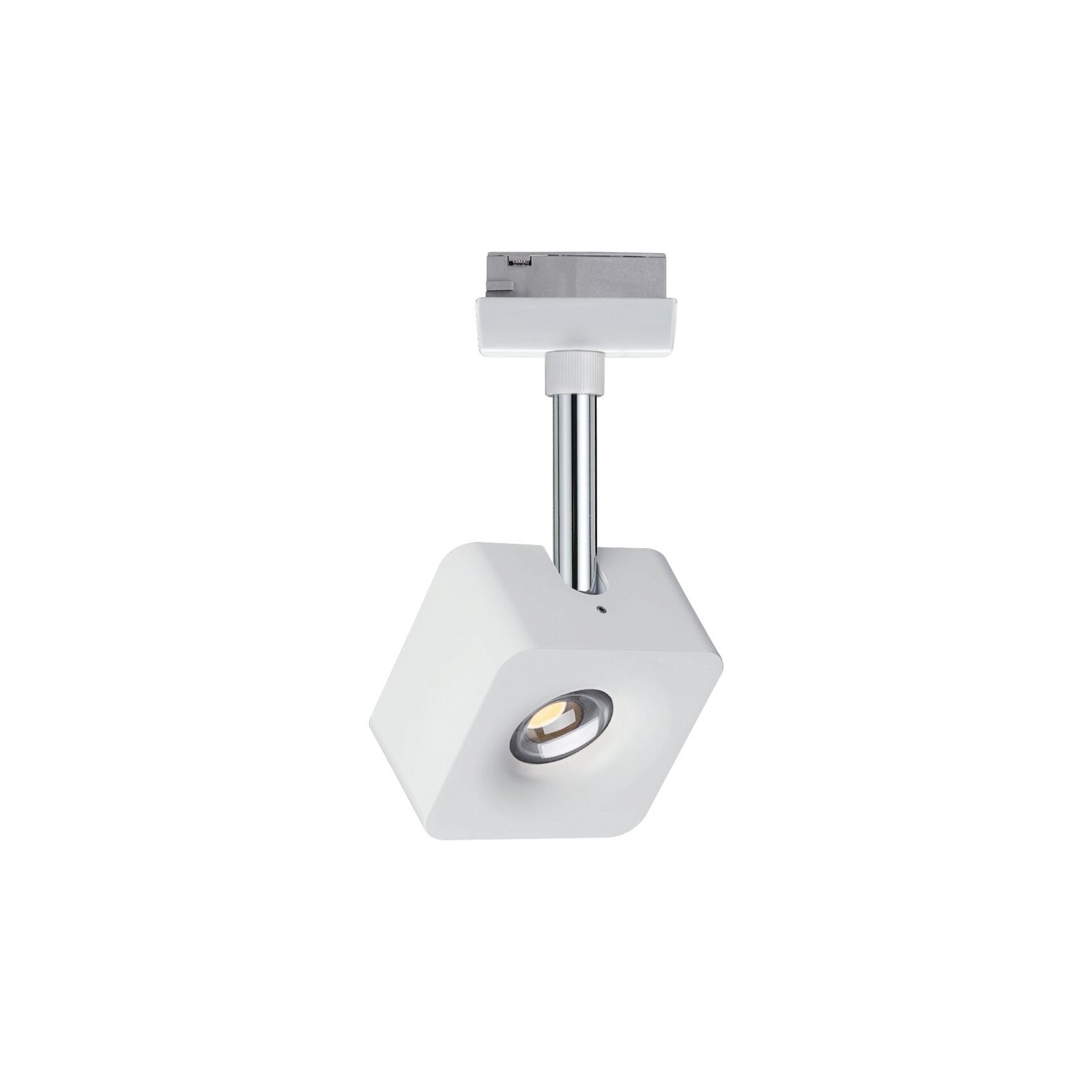 Paulmann Schienensystem-Leuchten »URail Schienenspot Cube 540lm 8W 2700K 230V Chrom matt, Chrom«, dimmbar, Einzelspot