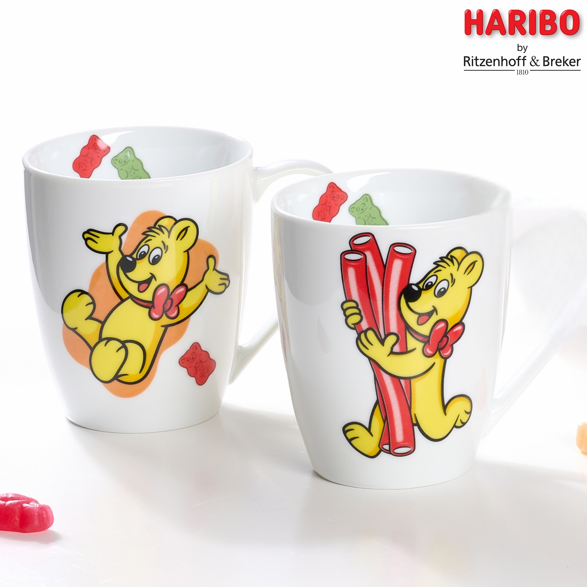 Ritzenhoff & Breker Becher "HARIBO Happy Bear, 360 ml" spülmaschinenfest