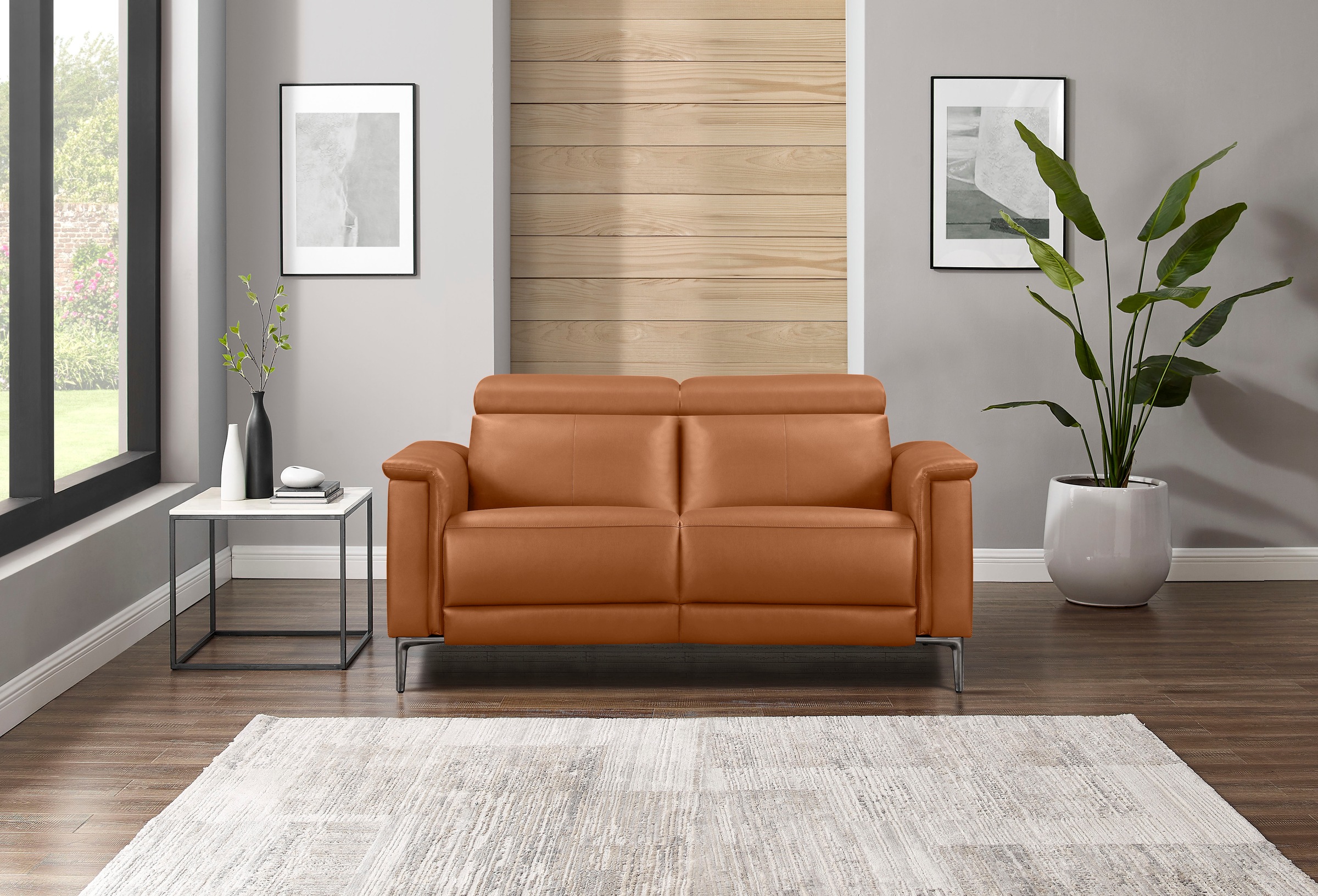 Places of Style 2-Sitzer »Lund«, manueller od. elektrischer Relaxfunktion und USB-A