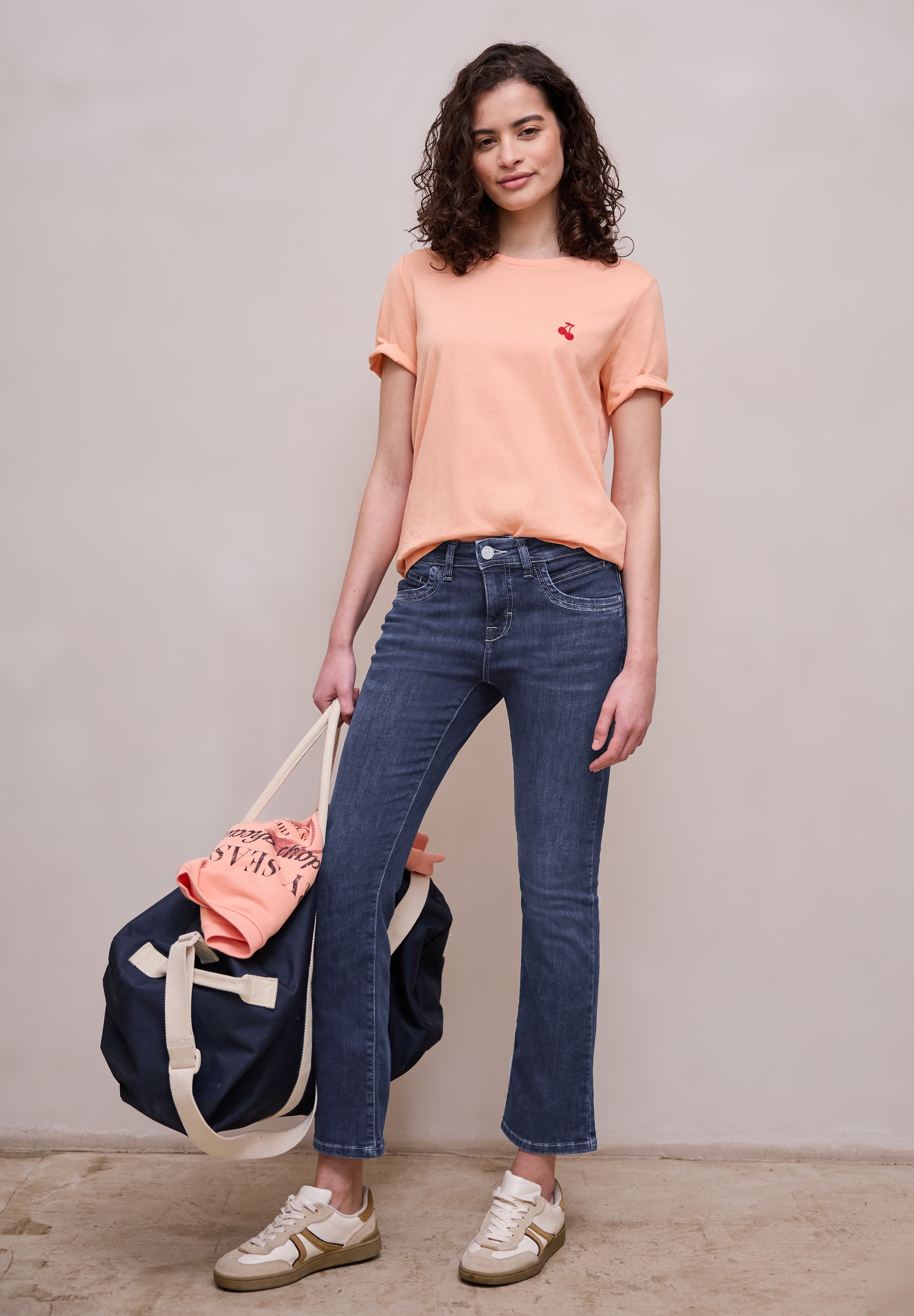 STREET ONE STUDIO Skinny-fit-Jeans Middle Waist