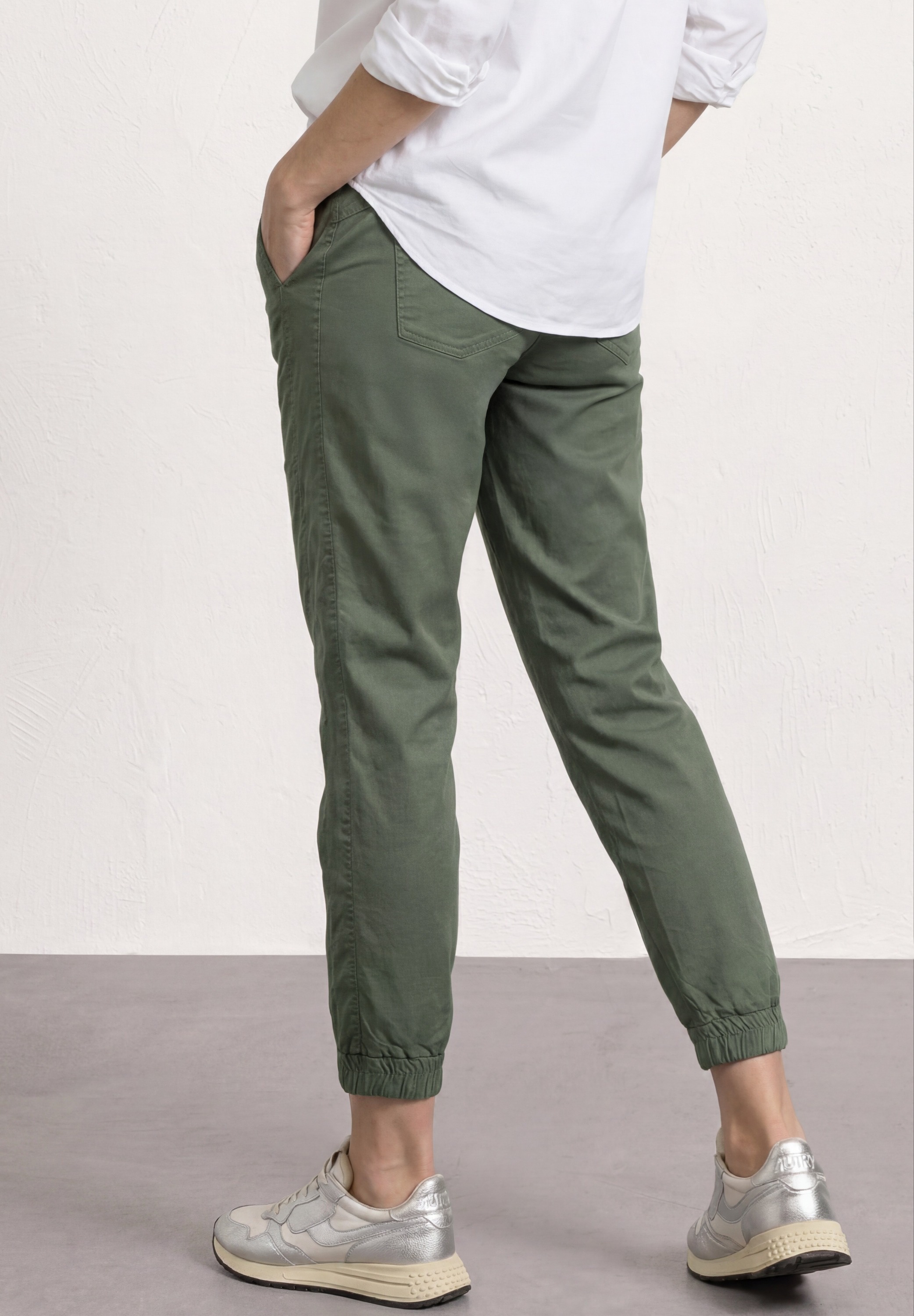 STREET ONE Jogger Pants  aus Baumwolle mit Stretchanteil