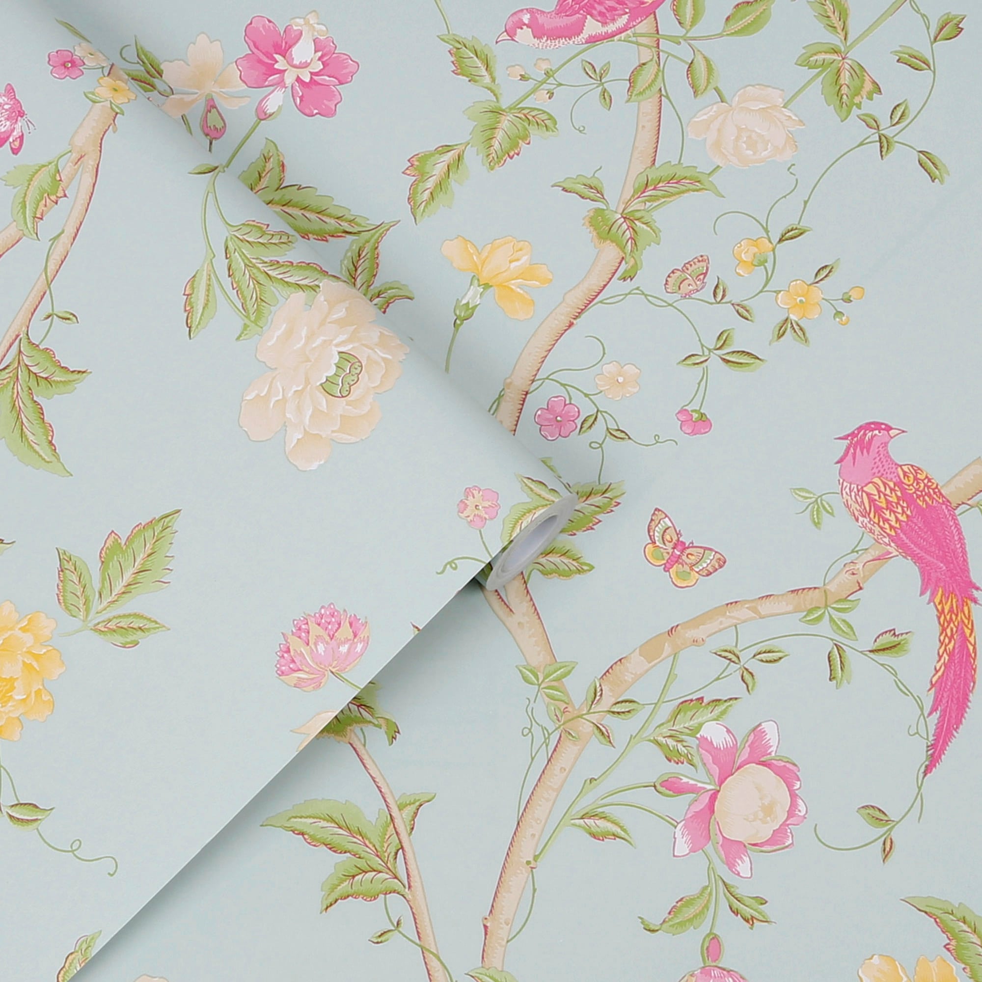 LAURA ASHLEY Vliestapete »Summer Palace«, gemustert, FSC® zertifiziert, mit lebhaftem Druck, 10 Meter Länge
