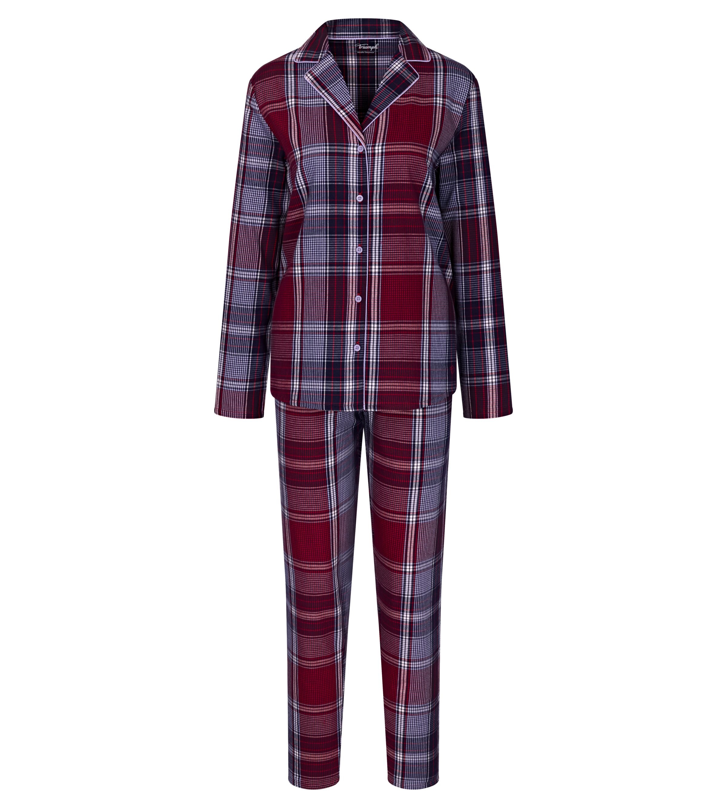 Triumph Schlafanzug "Boyfriend PW X Checks", (Set, 2 tlg.), Pyjama mit seit günstig online kaufen