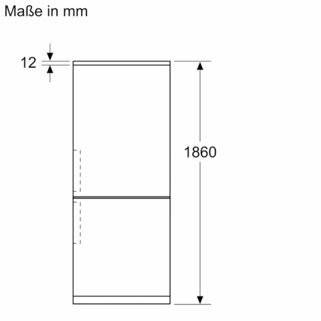 BOSCH Kühl-/Gefrierkombination »KGN36VXCT«, KGN36VXCT, 186 cm hoch, 60 cm breit