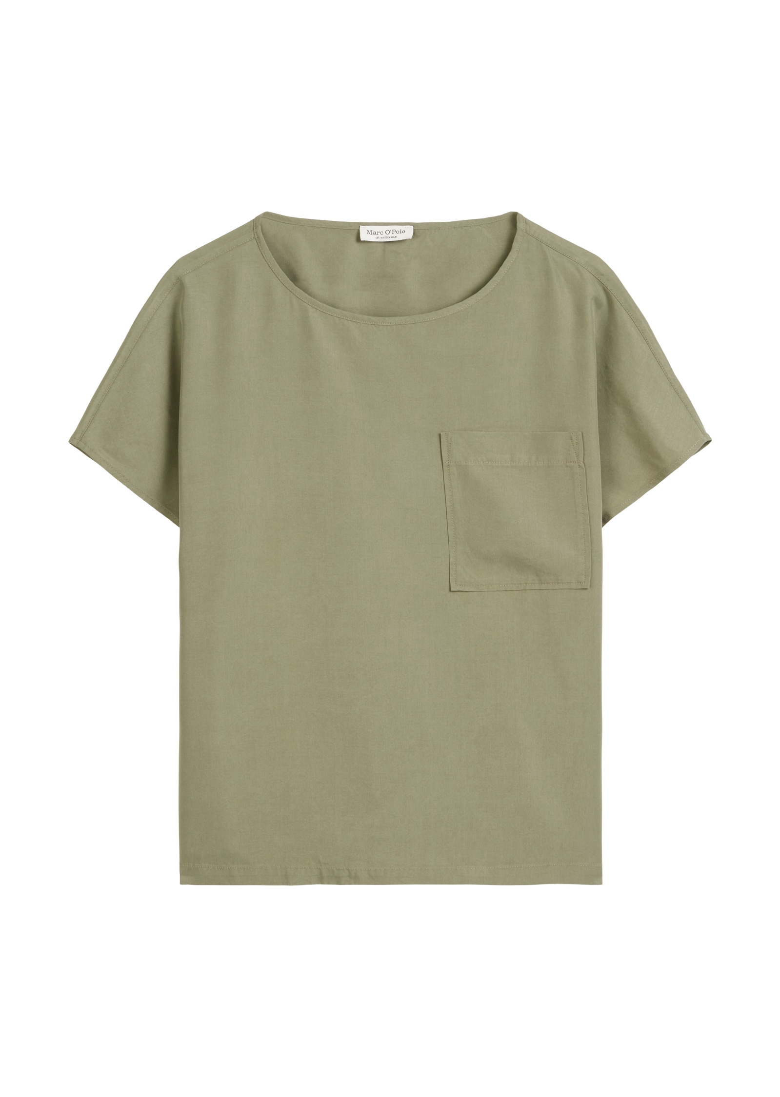 Marc O'Polo Kurzarmbluse »aus TENCEL™ Lyocell«