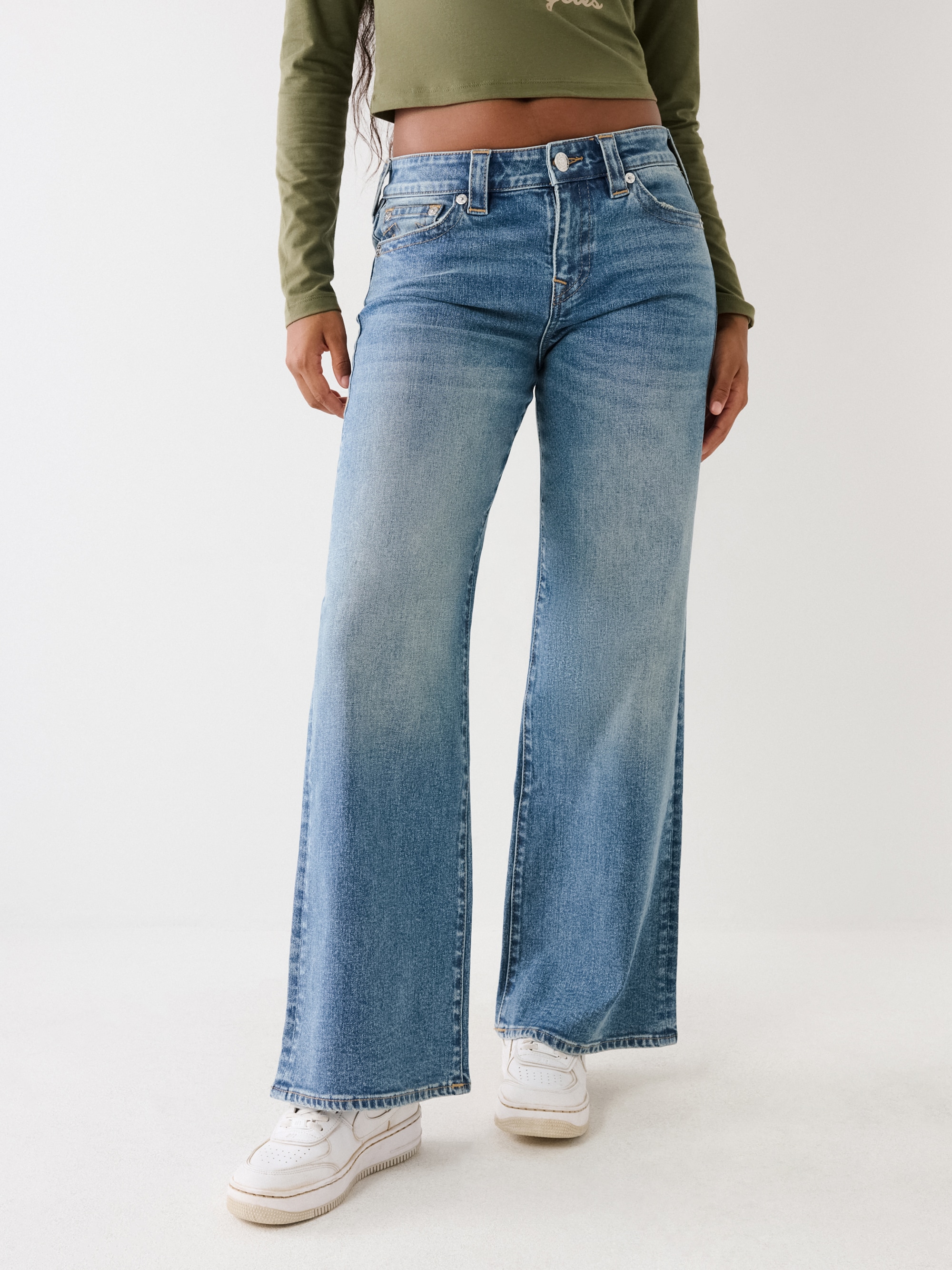 True Religion Loose-fit-Jeans "BOBBI BAGGY JEAN" Baumwollmischung, loose fit, regular waist