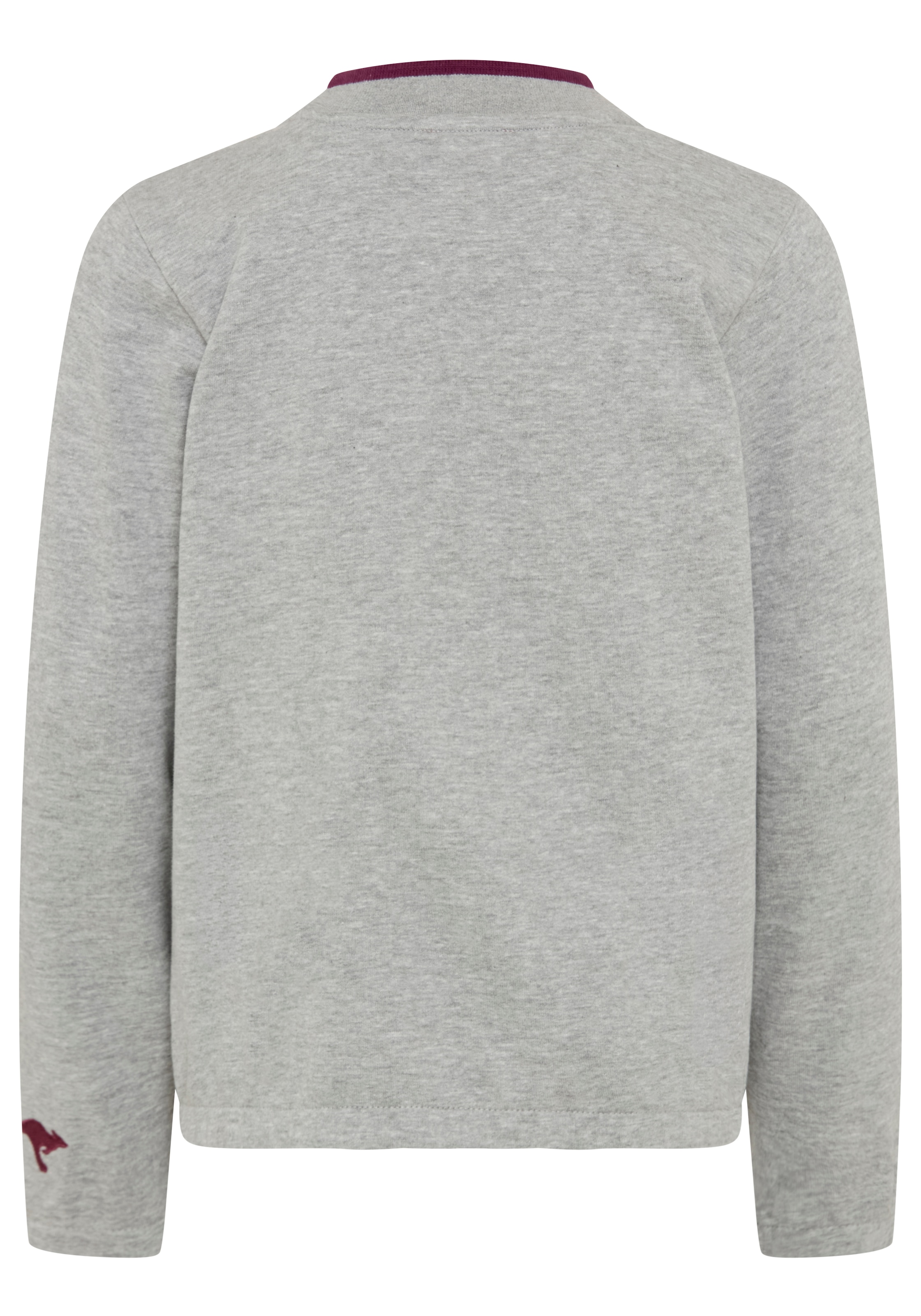 KangaROOS Sweatjacke »Modische Sweatjacke mit Bündchen« hüftlange Schnittform, mit Reißverschluss, Langarm