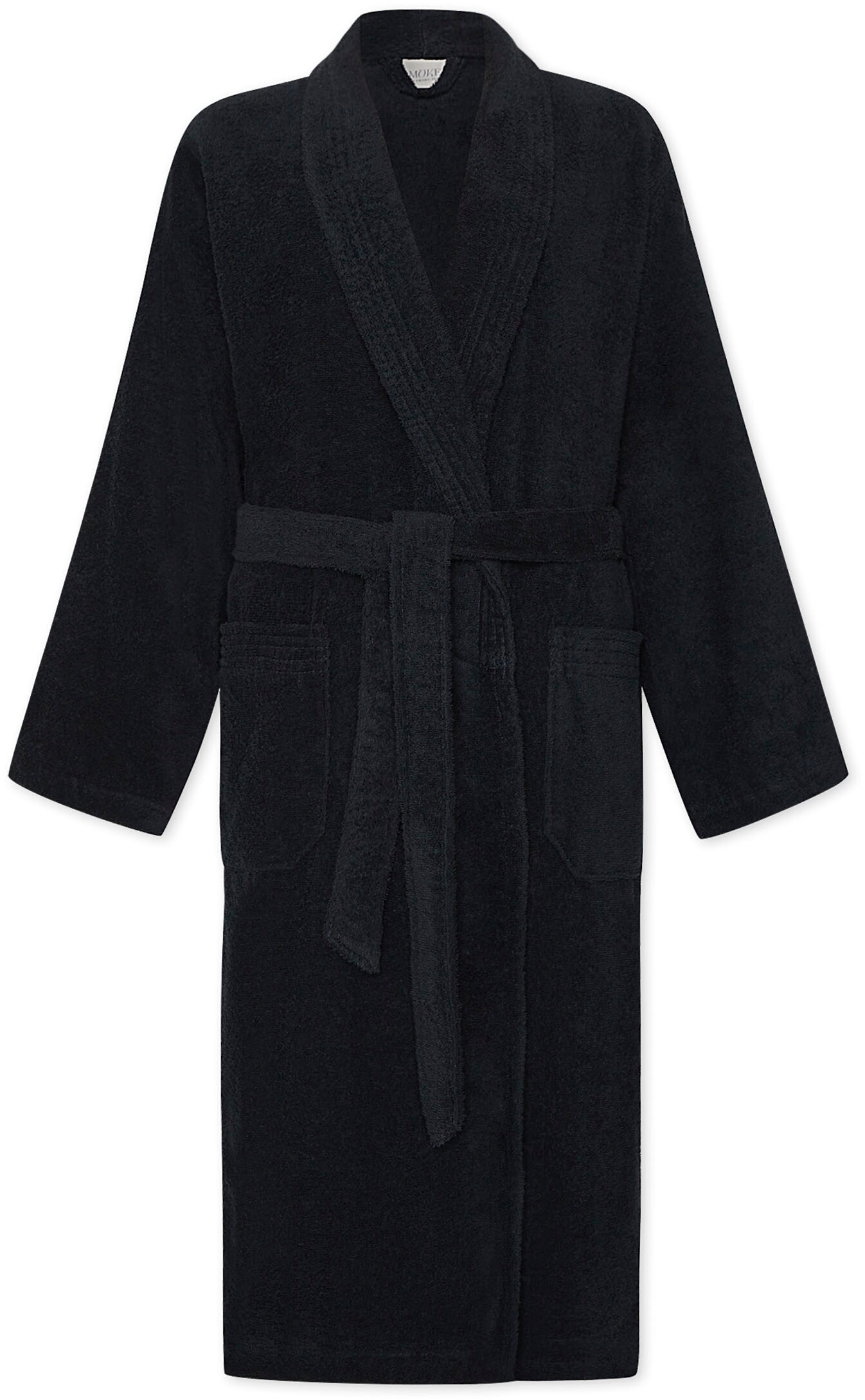 Möve Unisex-Bademantel »Basic«, (1 St.), mit Schalkragen