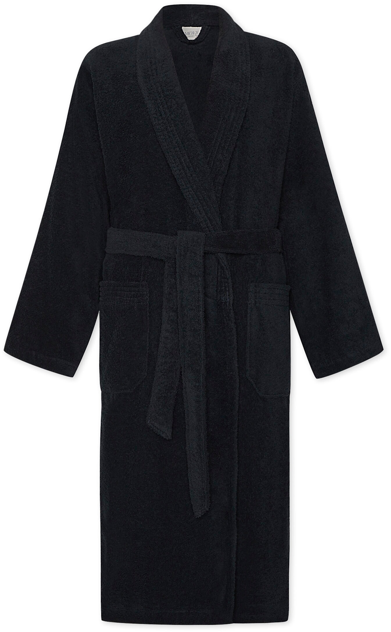 Möve Unisex-Bademantel "Basic", 1 Stk. mit Schalkragen günstig online kaufen