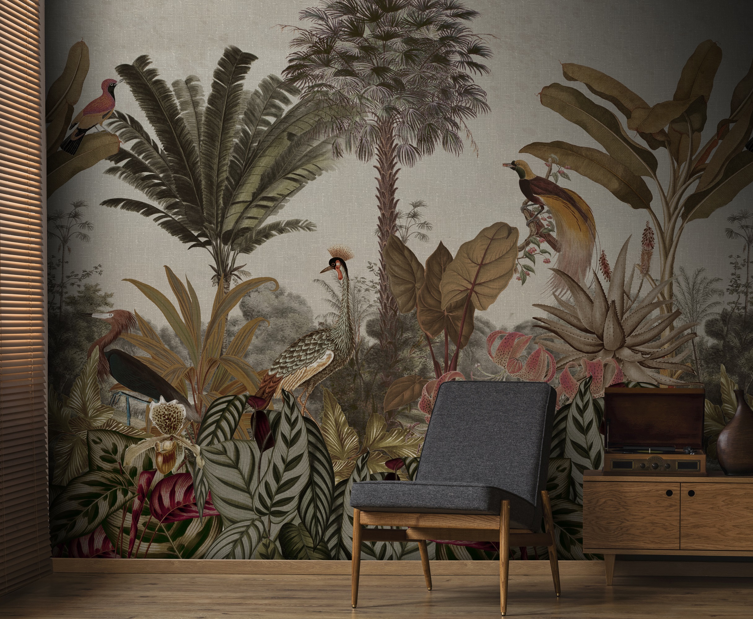 Art for the home Fototapete "Borneo" neutral glatt Design Tapeten