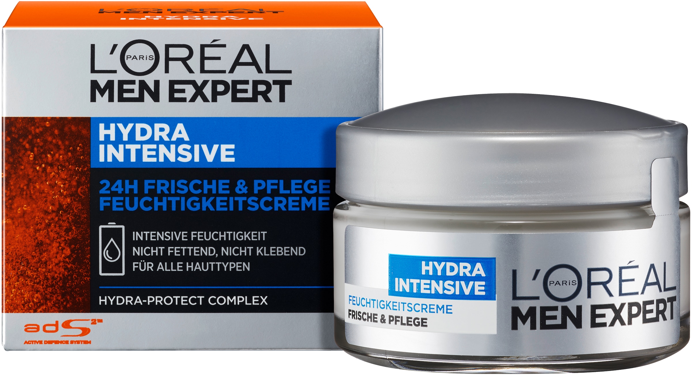 L'ORÉAL PARIS MEN EXPERT Feuchtigkeitscreme »Hydra Intensive« feuchtigkeitsspendend, stärkt die Haut gegen tägliche Belastung