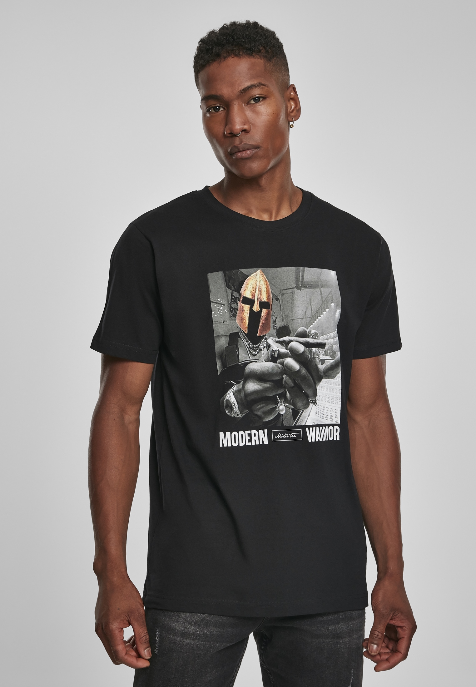 MisterTee T-Shirt »Herren Mister Tee Modern Warrior Tee«, (1 tlg.) ▷  bestellen | BAUR