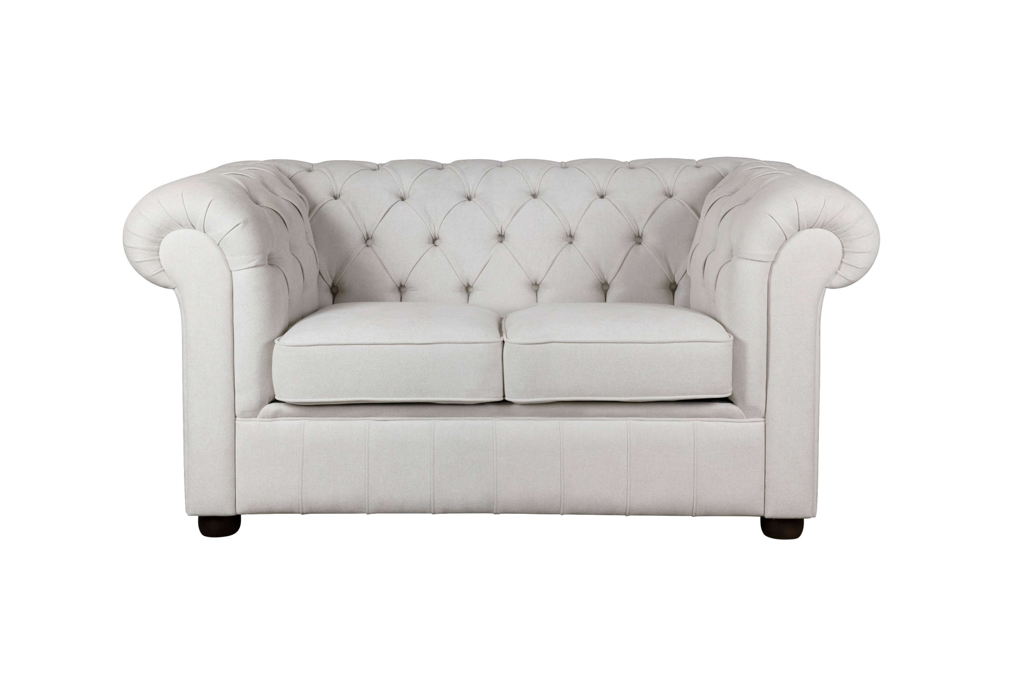 Home affaire 2-Sitzer »CHARENTE, Chesterfield-Sofa, Wellenfederung, Maße: B/T/H: 147/89/74 cm«, mit edler Knopfheftung und typischen Armlehnen