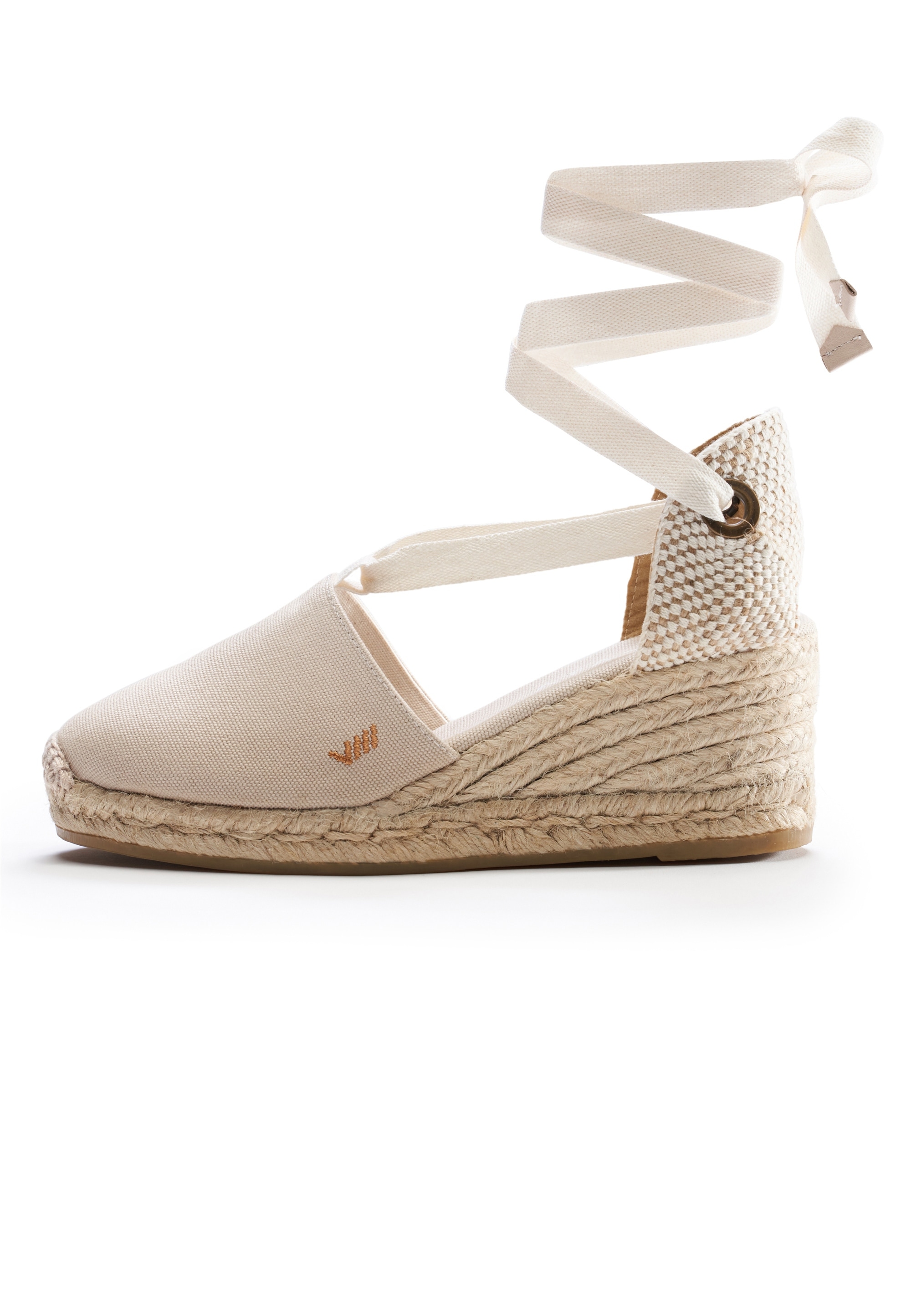 VISCATA Espadrille »Escala«, mit Keilabsatz und eleganter Knöchelschnürung