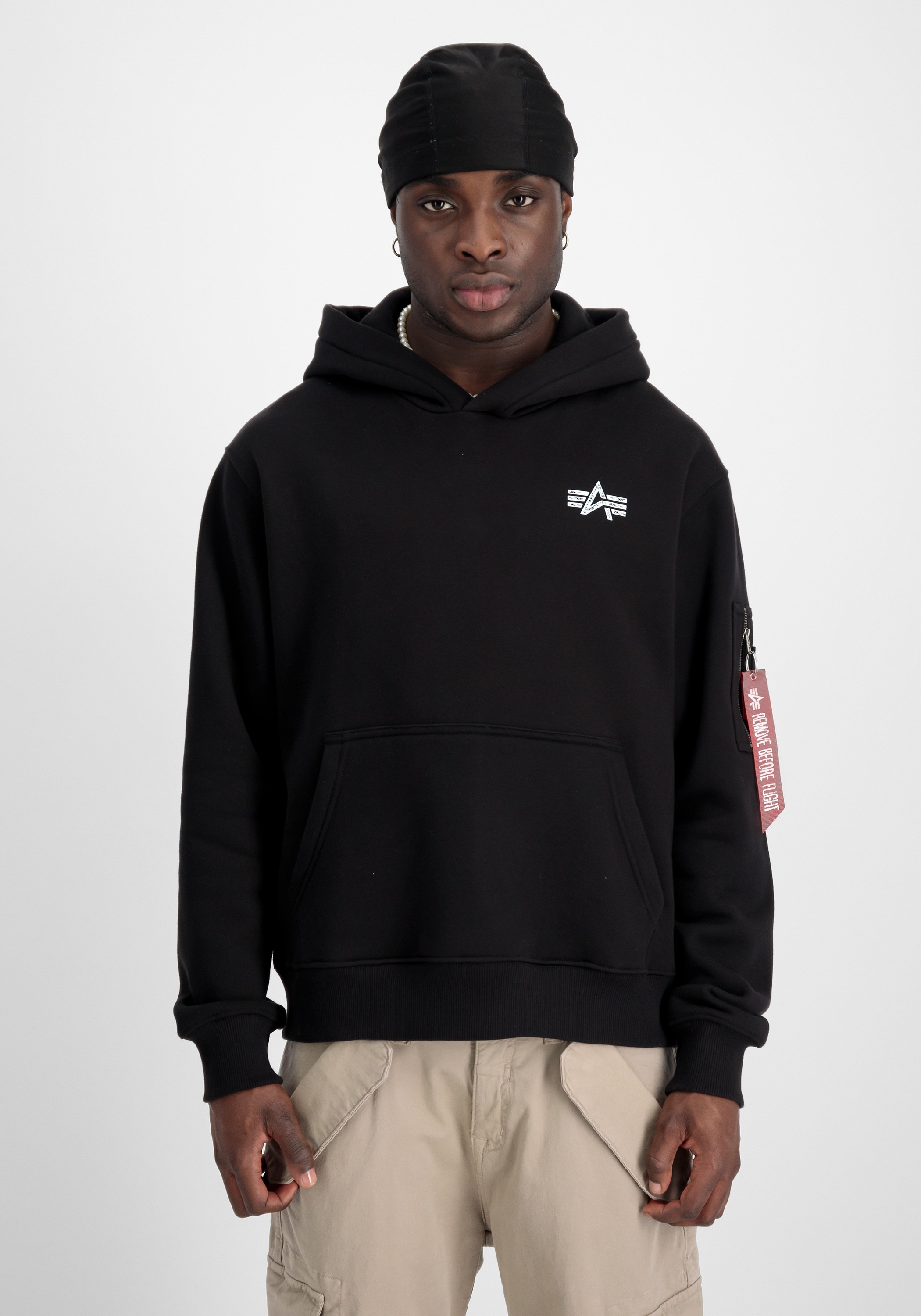 Thumbnail - Alpha Industries Hoodie "Alpha Industries Men - Hoodies Signature Backprint Hoodie"