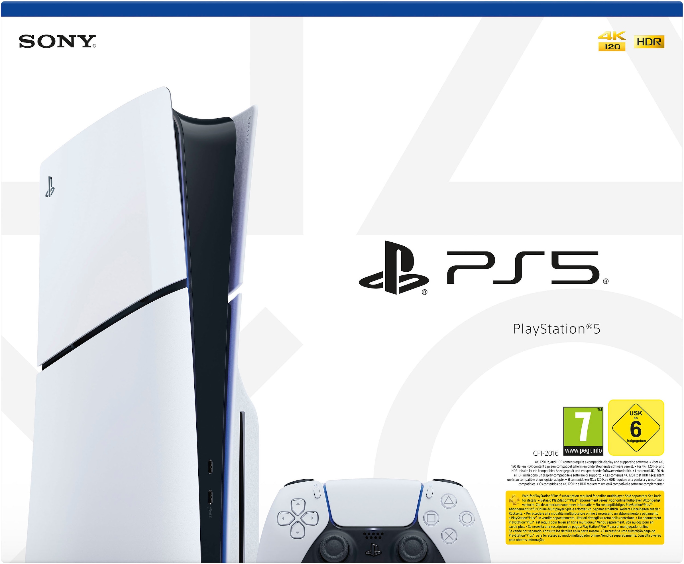 PlayStation 5 Konsolen-Set »PS5 Disk Edition (Slim) + Pulse Elite Gaming-Headset«, PlayStation 5 Disc Edition + PULSE Elite Headset