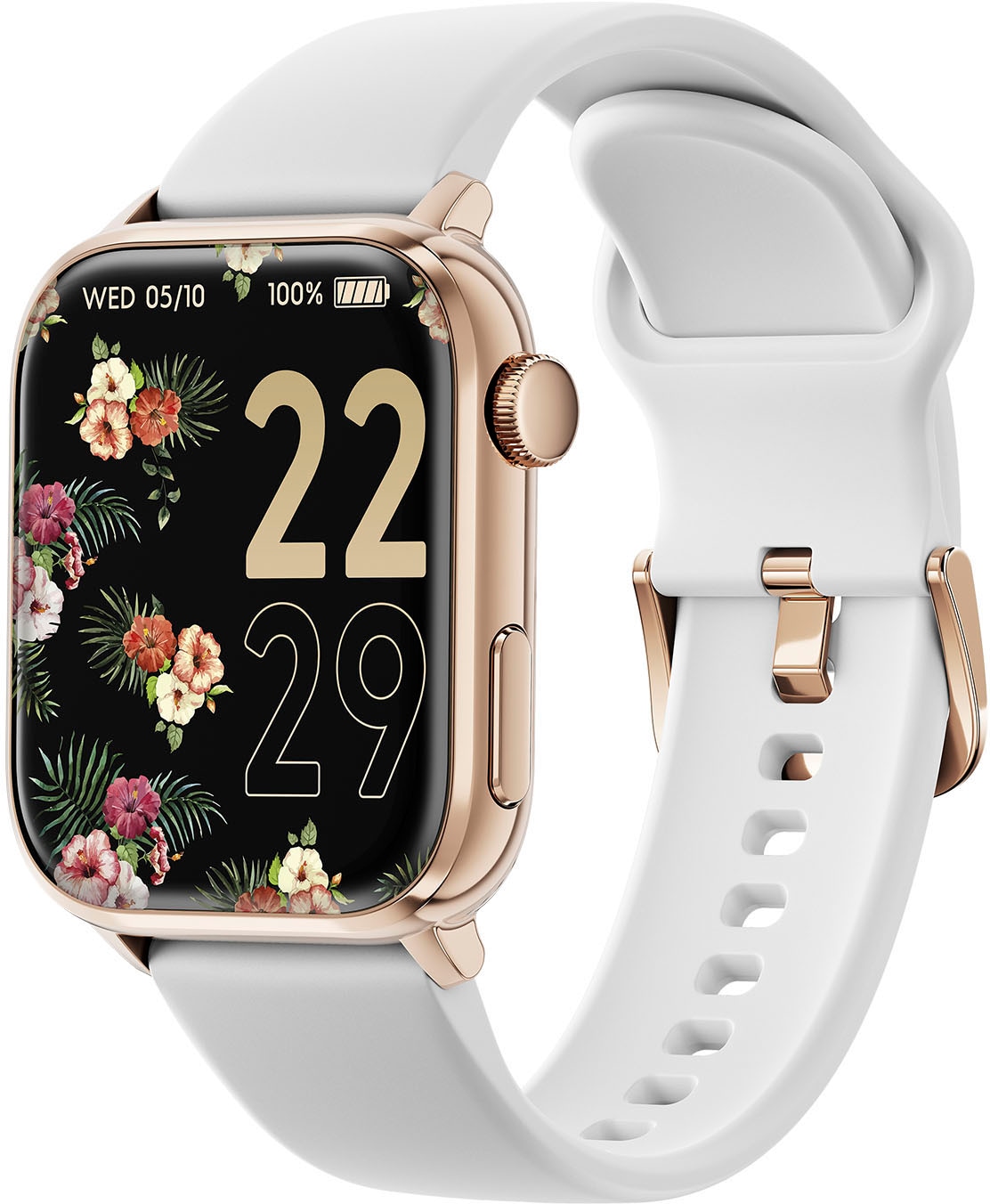ice-watch Smartwatch »ICE smart 2.0 - 1.96«, Armbanduhr, Damenuhr, Silikonarmband, Bluetooth)