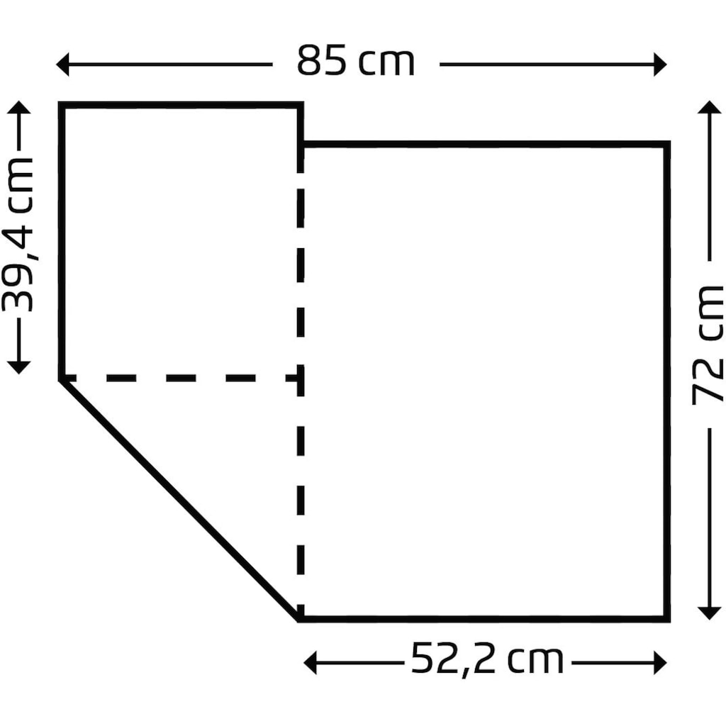 rauch Schrank-Set »Skagen«, (3 St.), Eckschrank, 2- und 4-trg. Schrank mit Schubkästen und Spiegel