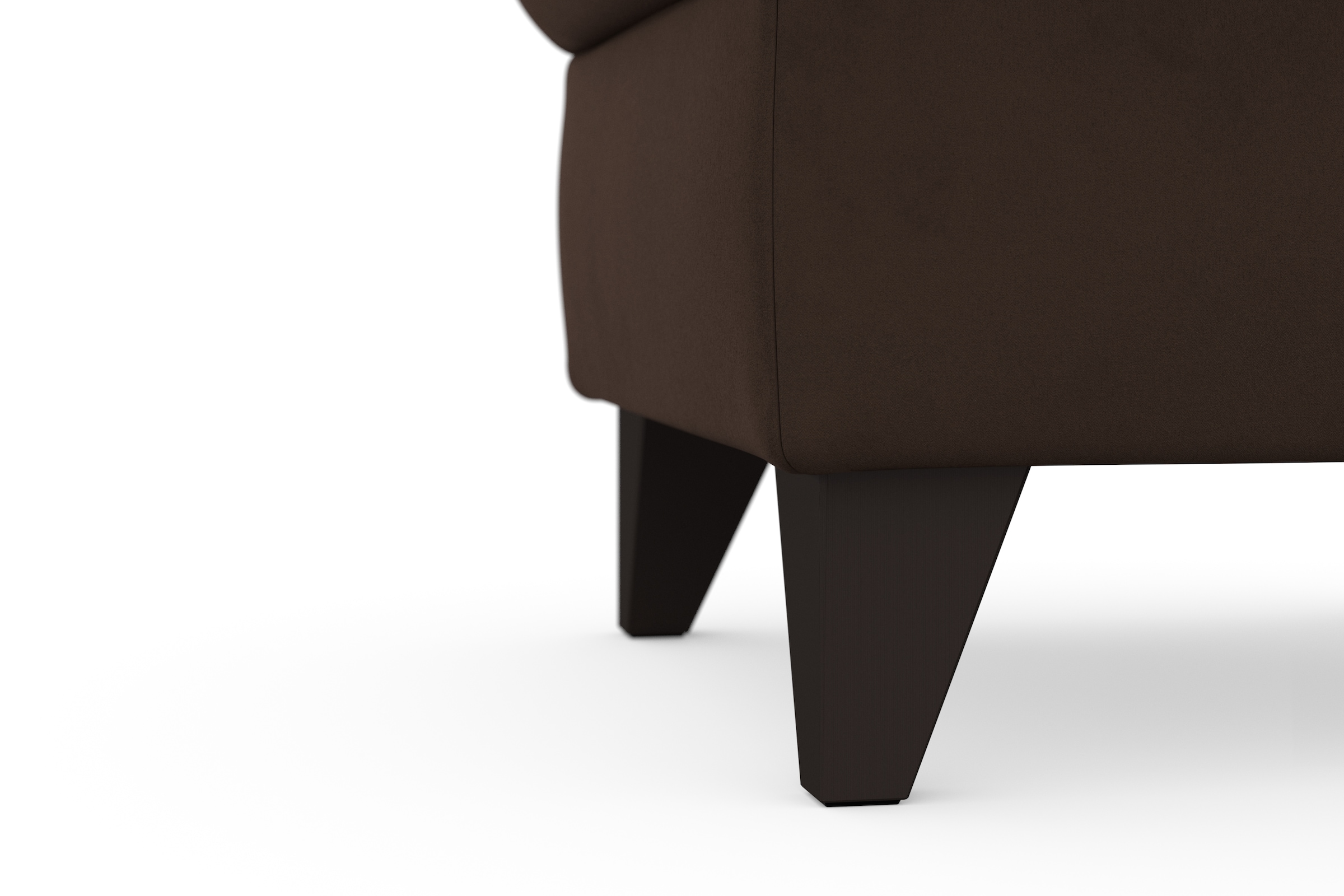 sit&more Stauraumhocker »Mellum«, mit Stauraum und wengefarbenen Holzfüßen