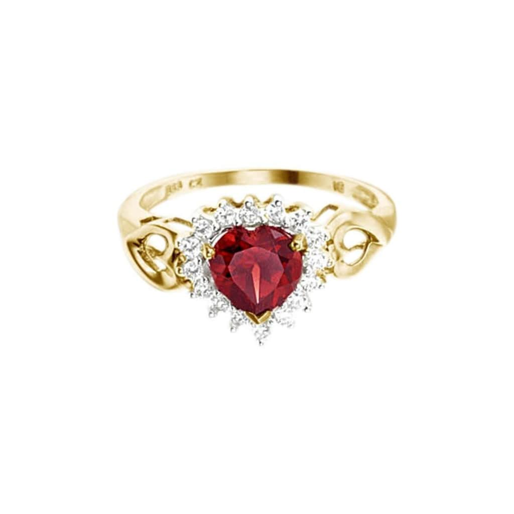 Firetti Fingerring »Schmuck Geschenk Gold 333 Damenring Goldring Edelstein Farbstein«