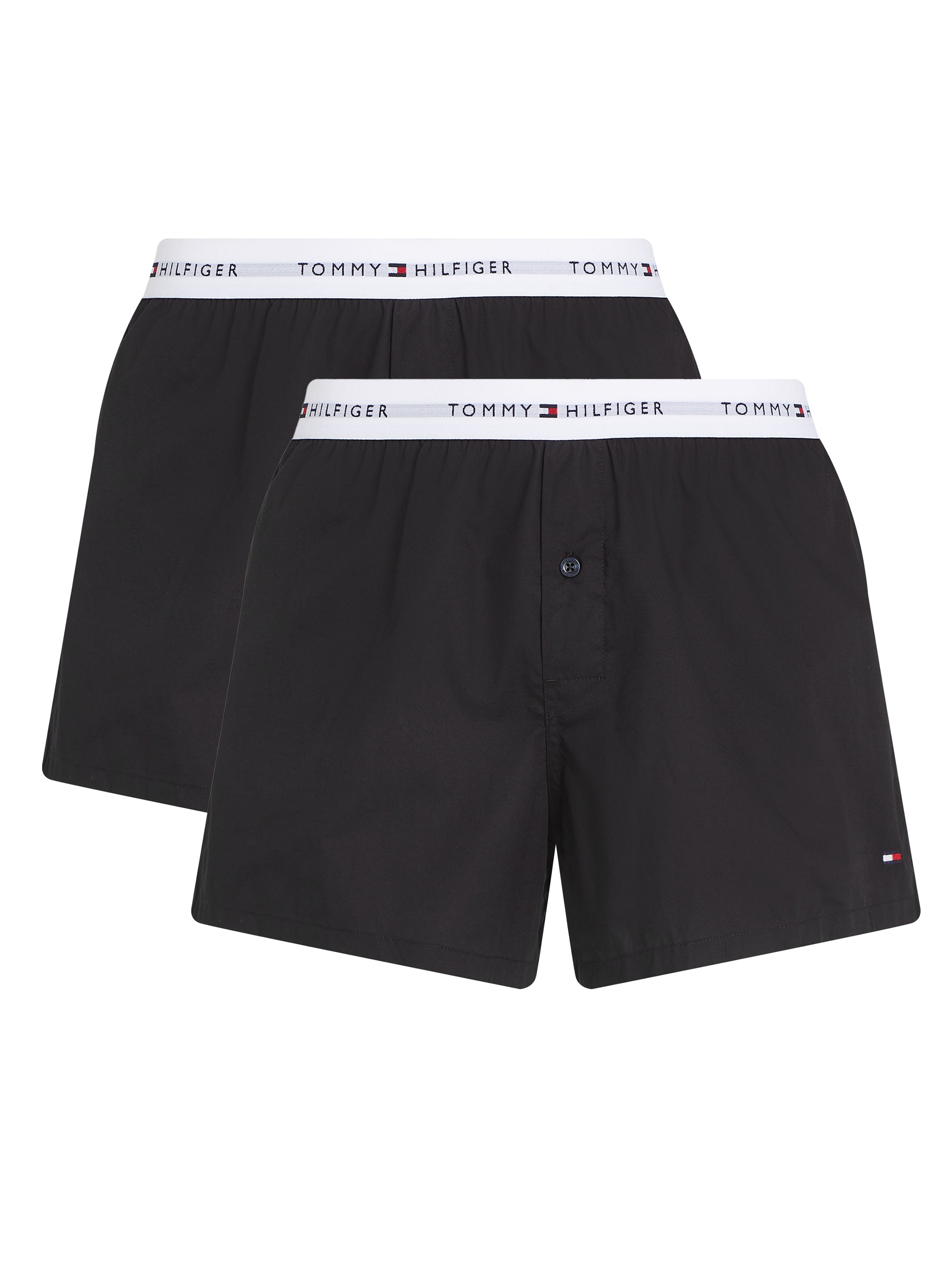 Tommy Hilfiger Underwear Webboxer "2P WOVEN BOXER", (Packung, 2 St., 2er), mit Logoschriftzug