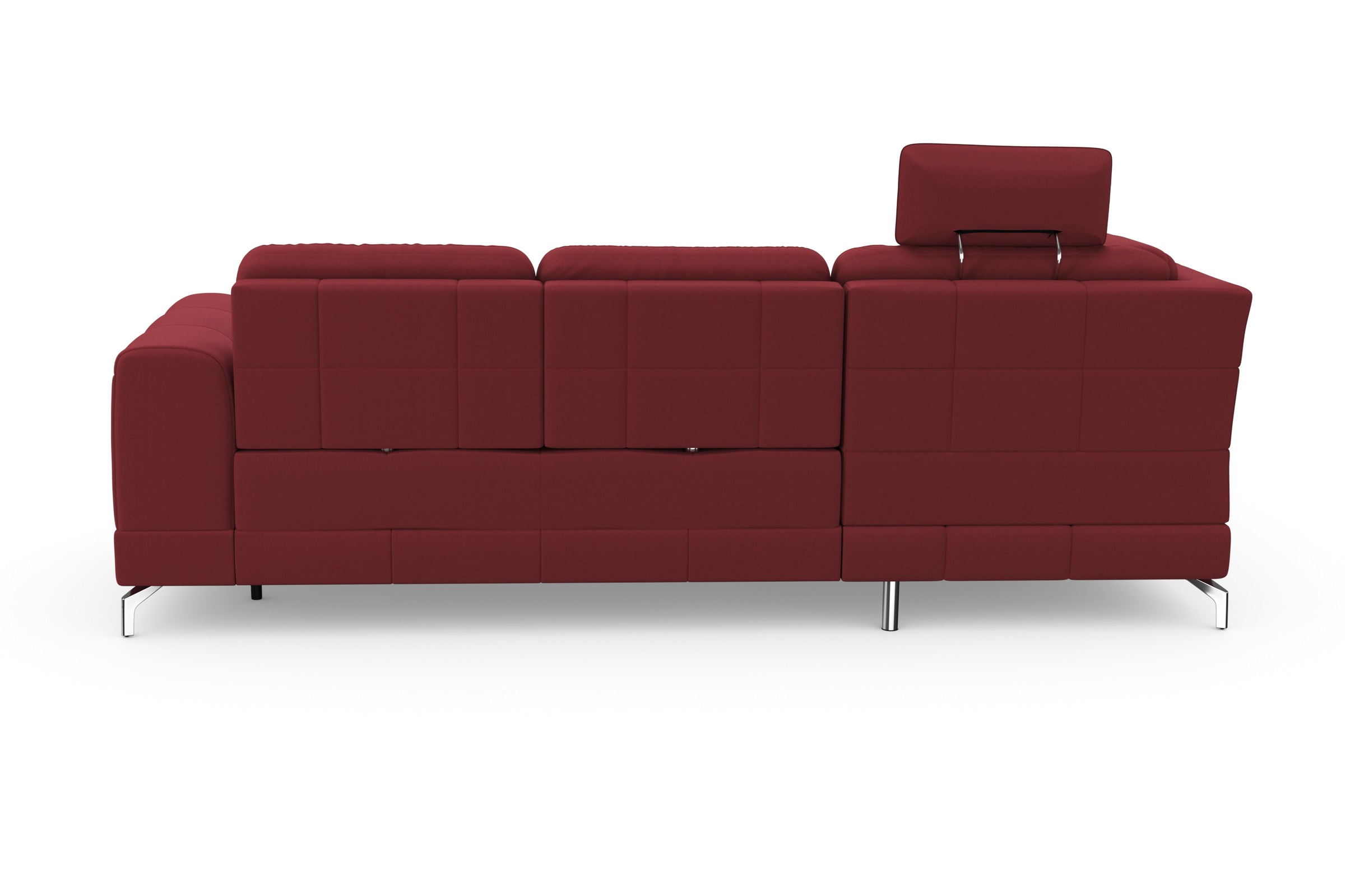 sit&more Ecksofa »Bendigo L-Form«, inklusive Sitztiefenverstellung, Bodenfreiheit 12 cm, in 2 Fußfarben