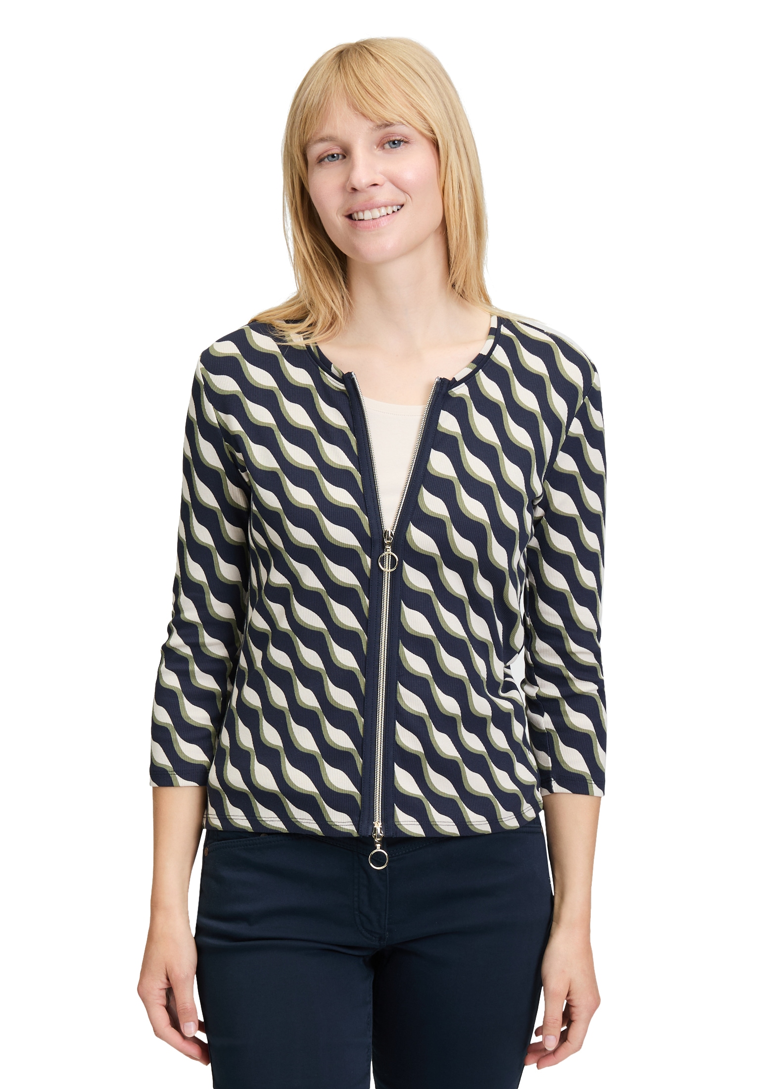 Betty Barclay Shirtjacke "Betty Barclay Shirtjacke mit Rippenstruktur", (1 günstig online kaufen