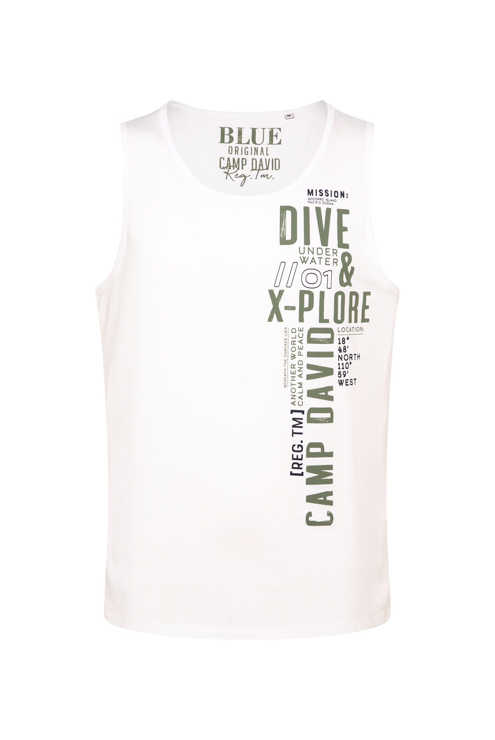 CAMP DAVID Tanktop, aus Baumwolle