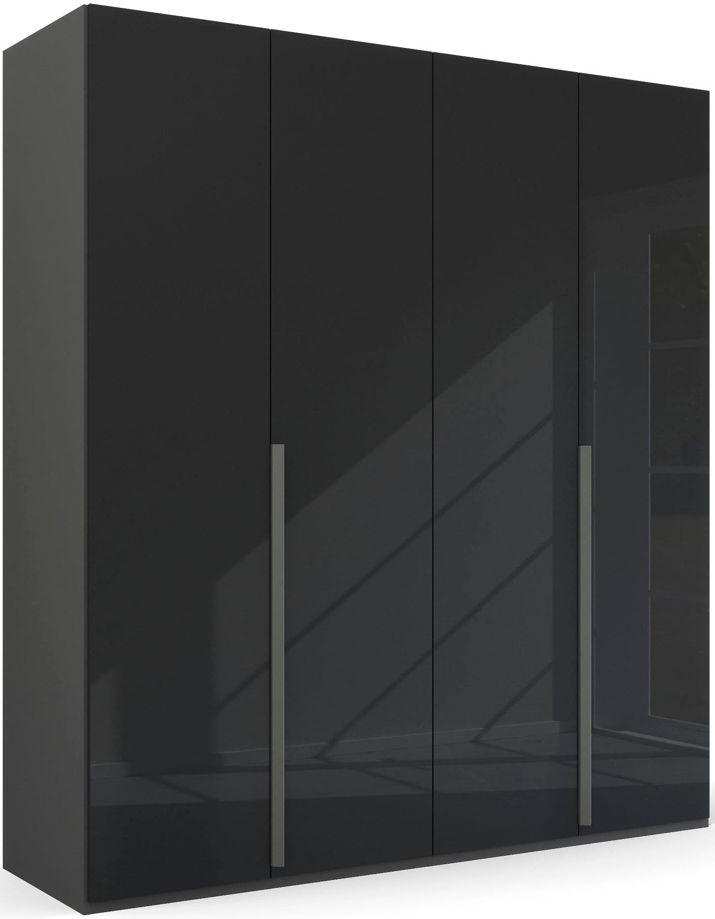 rauch Drehtürenschrank "Kleiderschrank Schrank Garderobe Wäscheschrank PURISMA Glasfront" in den Breiten 151/201/251/301 cm, inkl. SOFT-CLOSE-FUNKTION, schlichte Eleganz, mit umfangreicher Innenausstattung MADE IN GERMANY