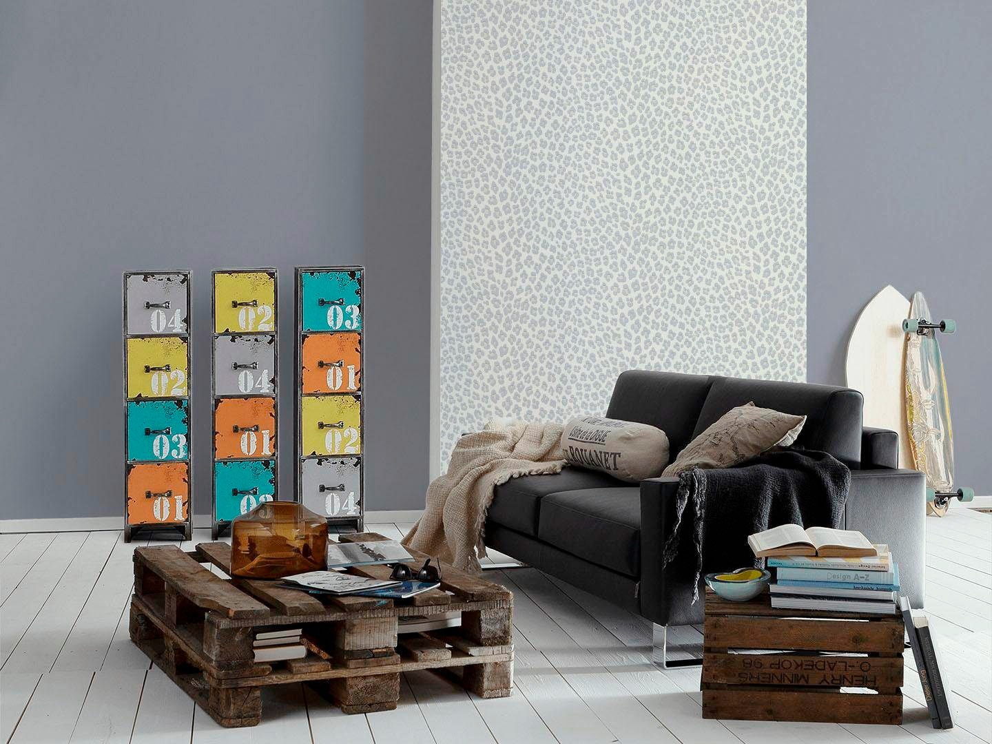 METROPOLIS BY MICHALSKY LIVING Vliestapete »Dream Again«, animal print-gemustert-Motiv, Metallic Tapeten Wohnzimmer Schlafzimmer Küche Design Kinderzimmer