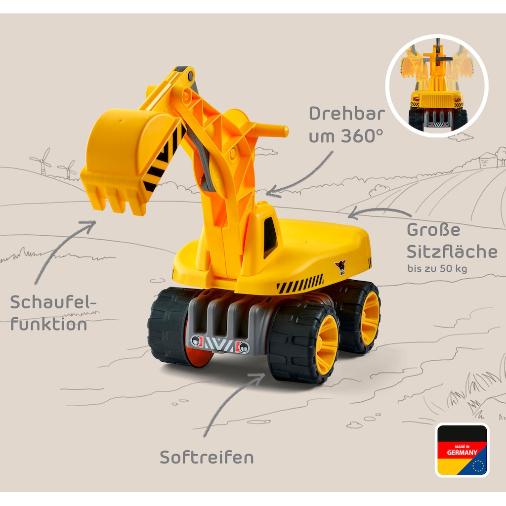 BIG Spielzeug-Bagger »BIG Power Worker Maxi Digger«