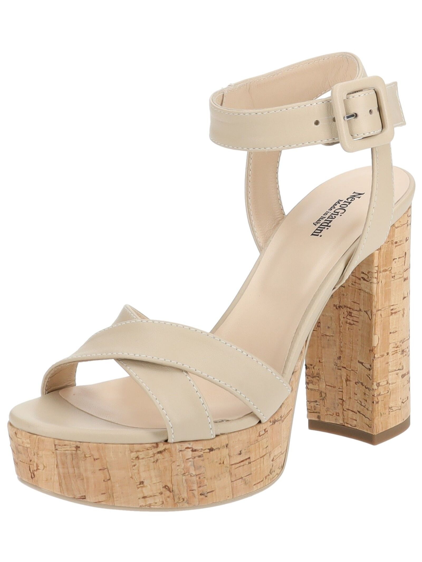 Nero Giardini High-Heel-Sandalette "Nero Giardini Sandalen Leder" günstig online kaufen