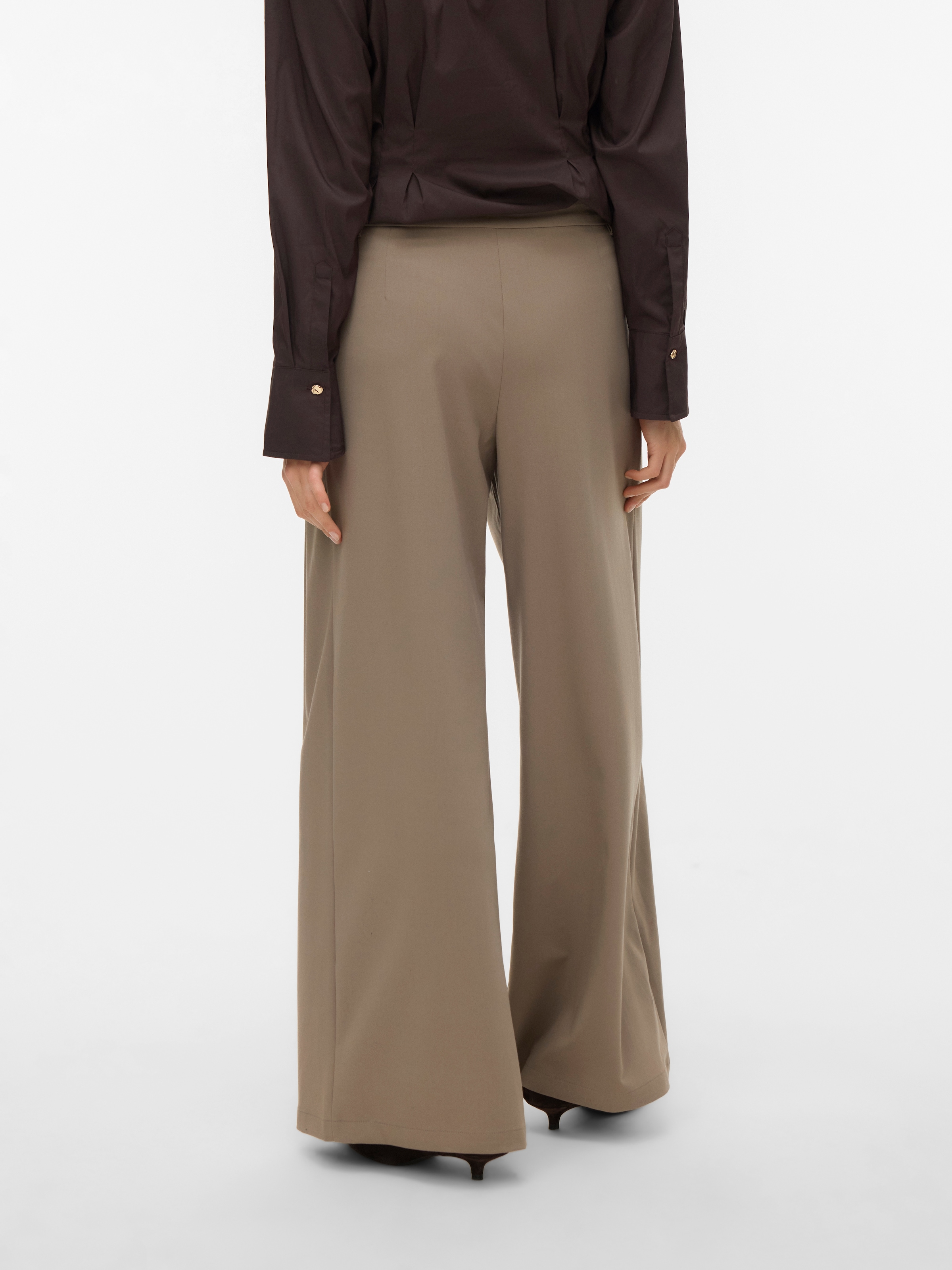 Vero Moda Anzughose »VMSTELLA MW WIDE PLEAT PANT NOOS«  Materialmix, oversize