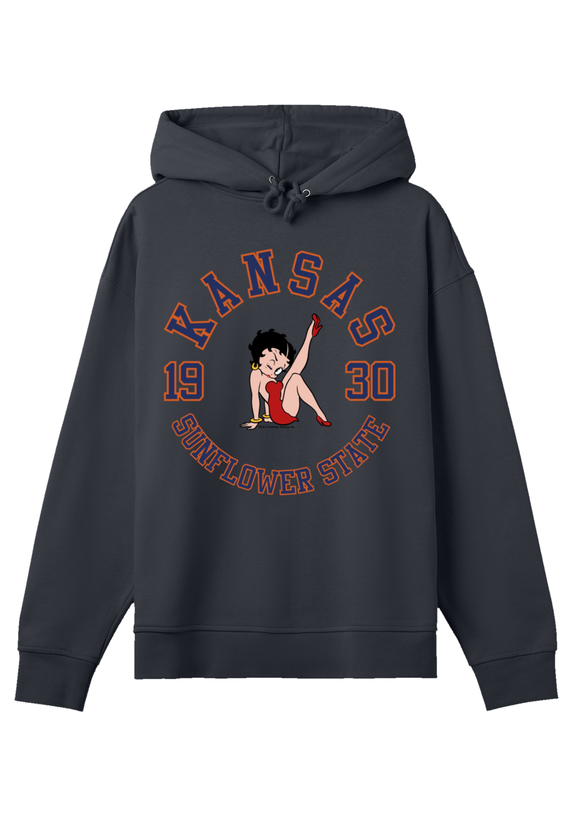 F4NT4STIC Kapuzenpullover »Betty Boop Kansas Sunflower State« Premium Qualität