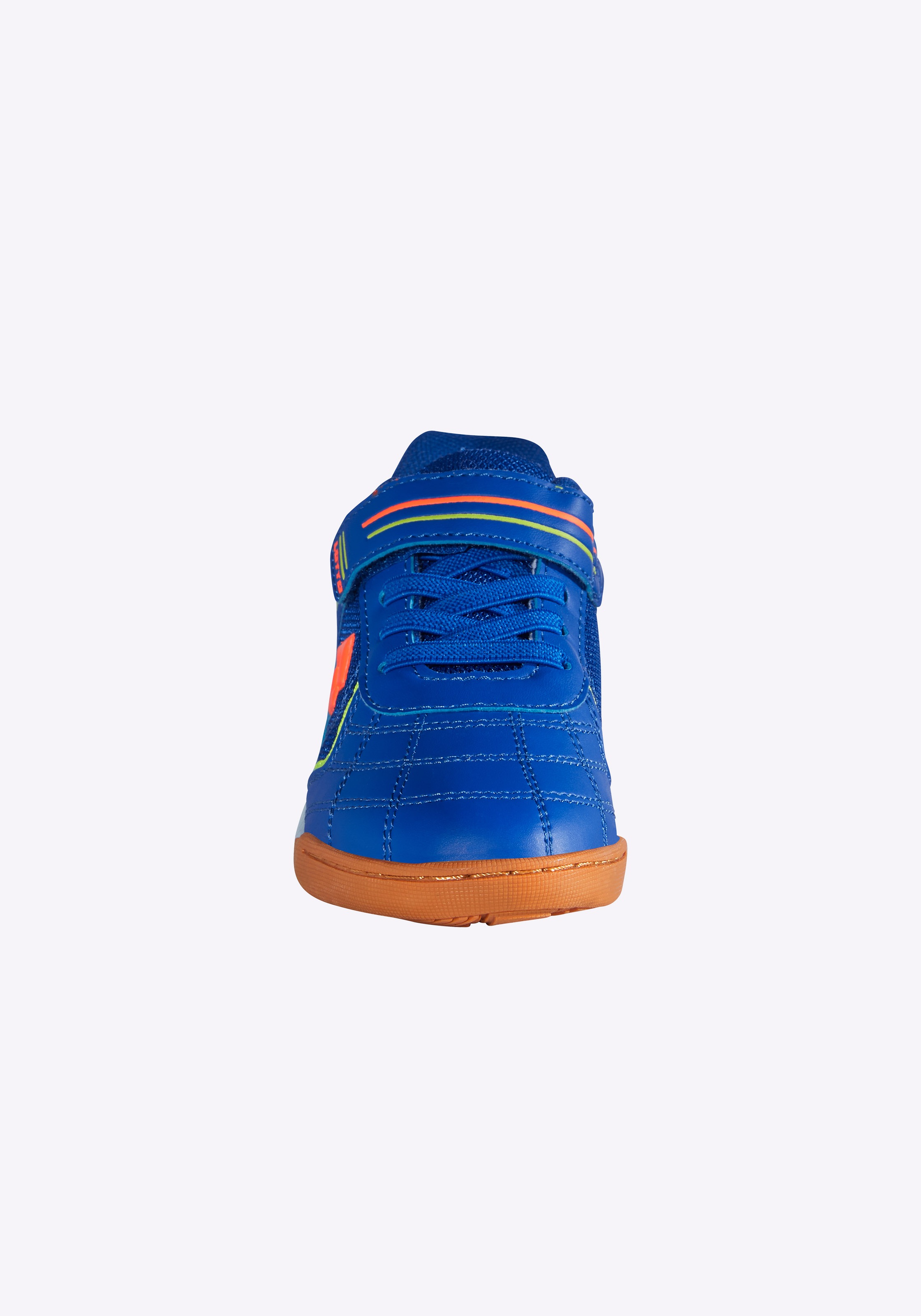 Hallenschuh LOTTO, Mädchen, Gr. 31, blau, fr.orange, Synthetik, Schuhe Hallenschuh, Indoor Sportschuhe - mit nicht abfärbender Sohle 6