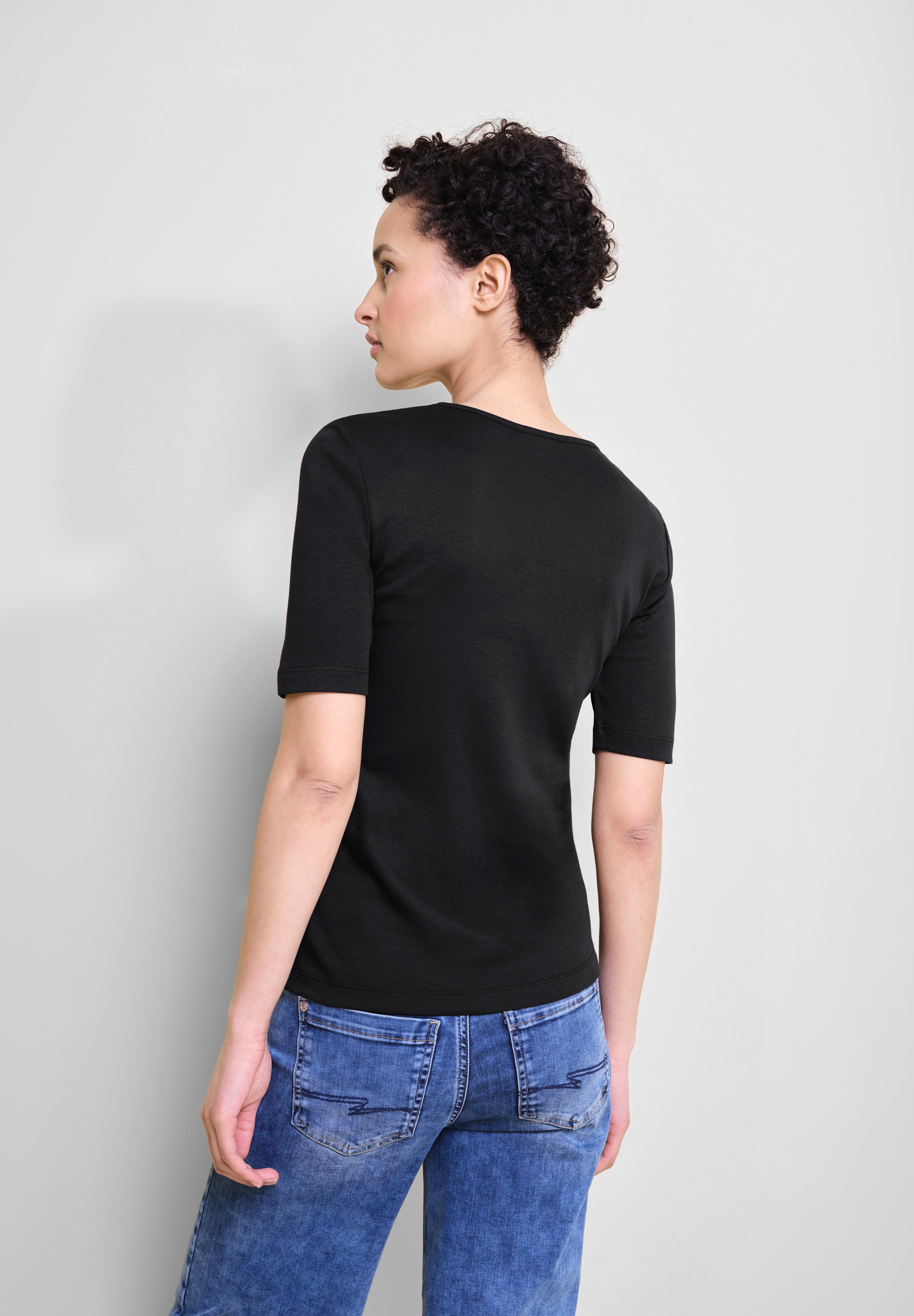 STREET ONE T-Shirt, im soften Baumwoll-Mix