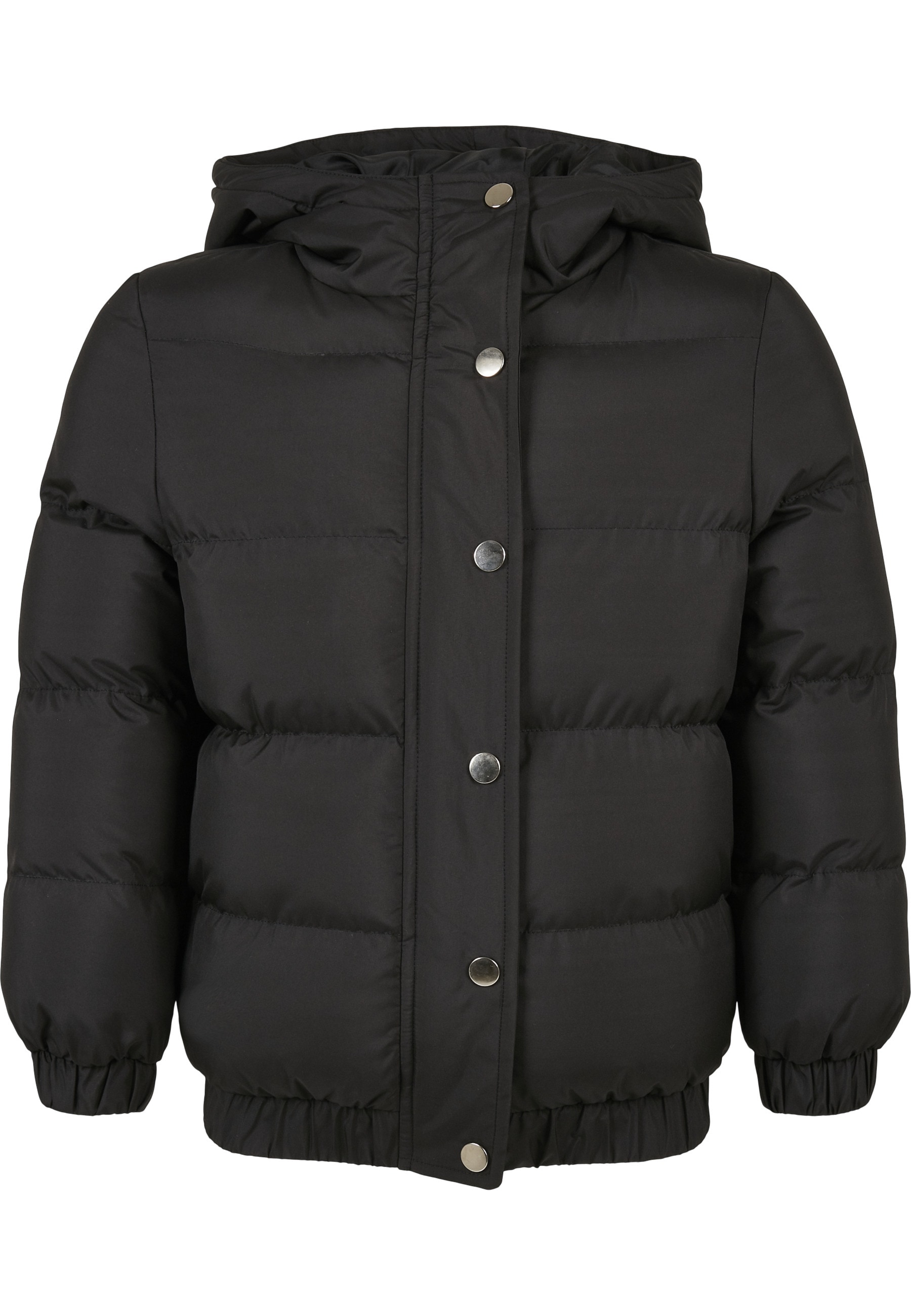 URBAN CLASSICS Winterjacke "Urban Classics Damen Girls Hooded Puffer Jacket" 1 Stk. tlg. mit Kapuze