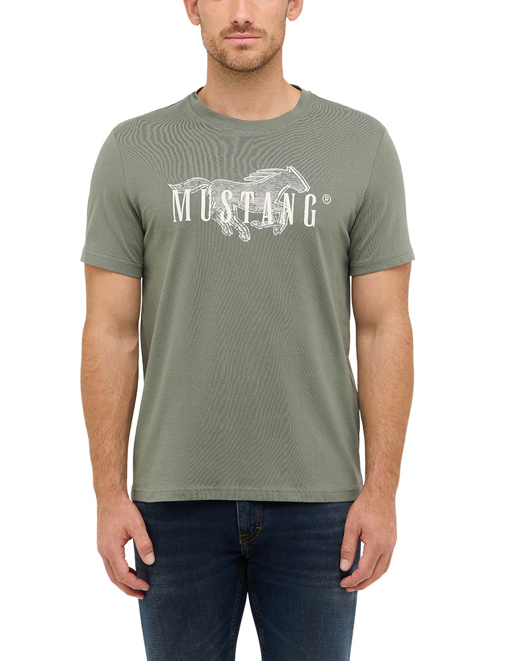 MUSTANG Kurzarmshirt "Herren Style Austin" günstig online kaufen