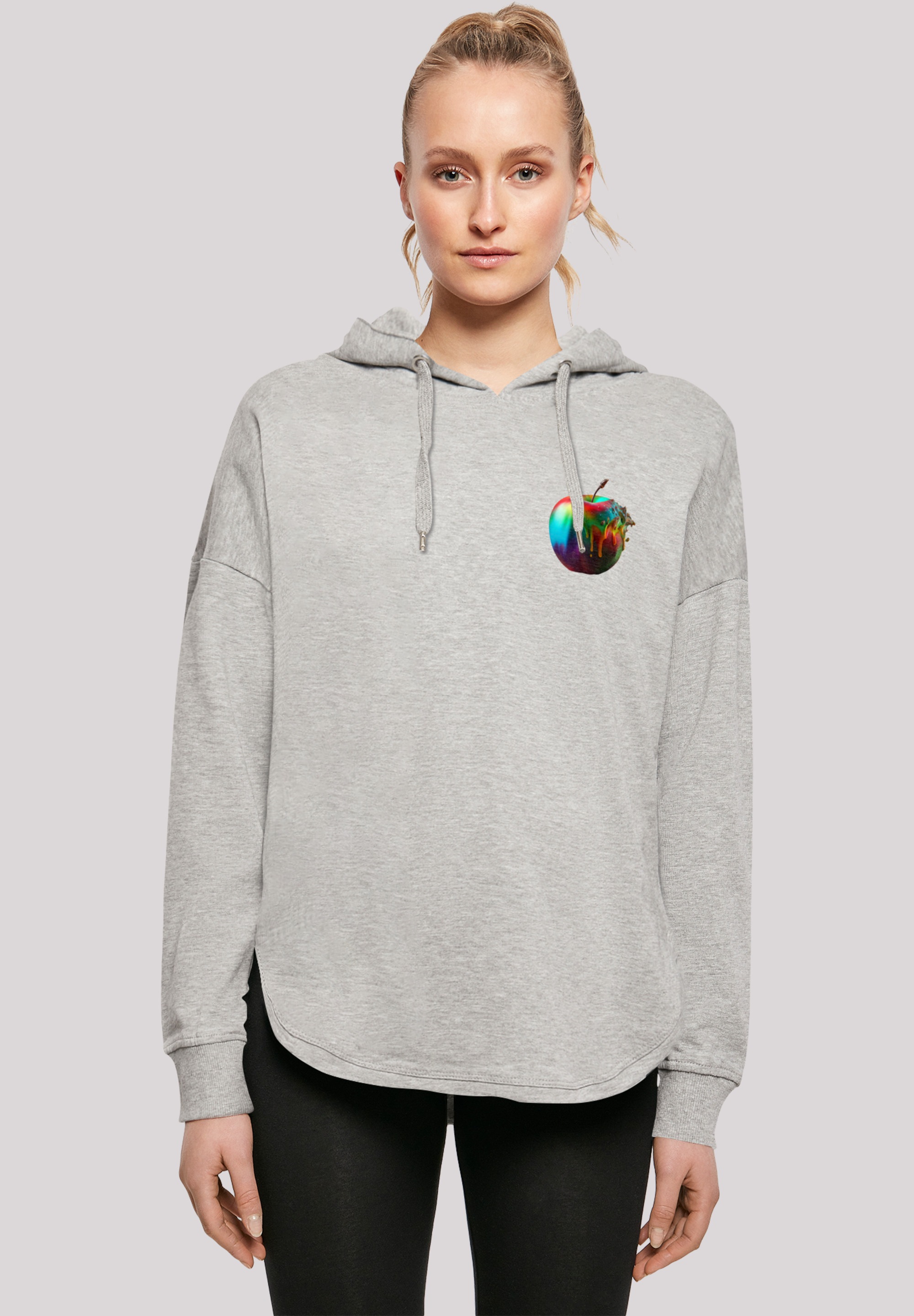 F4NT4STIC Kapuzenpullover "Colorfood Collection - Rainbow Apple", Print