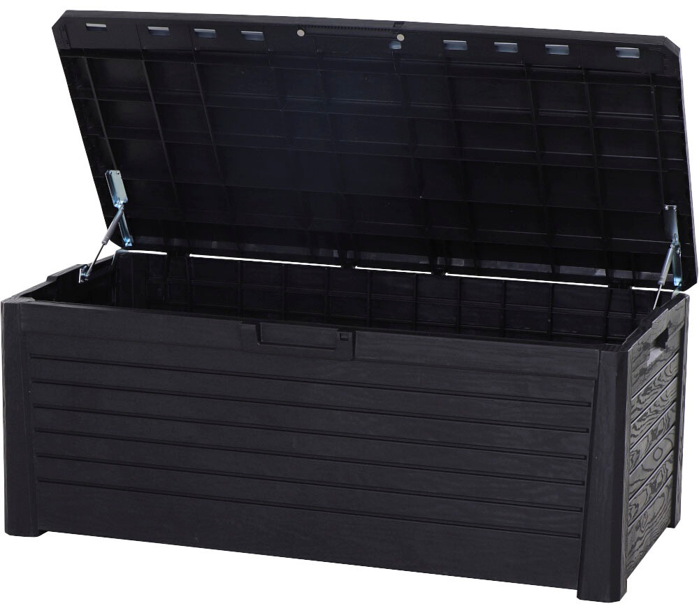 Siena Garden Kissenbox »Florida«, 550 L, Holzoptik, anthrazit