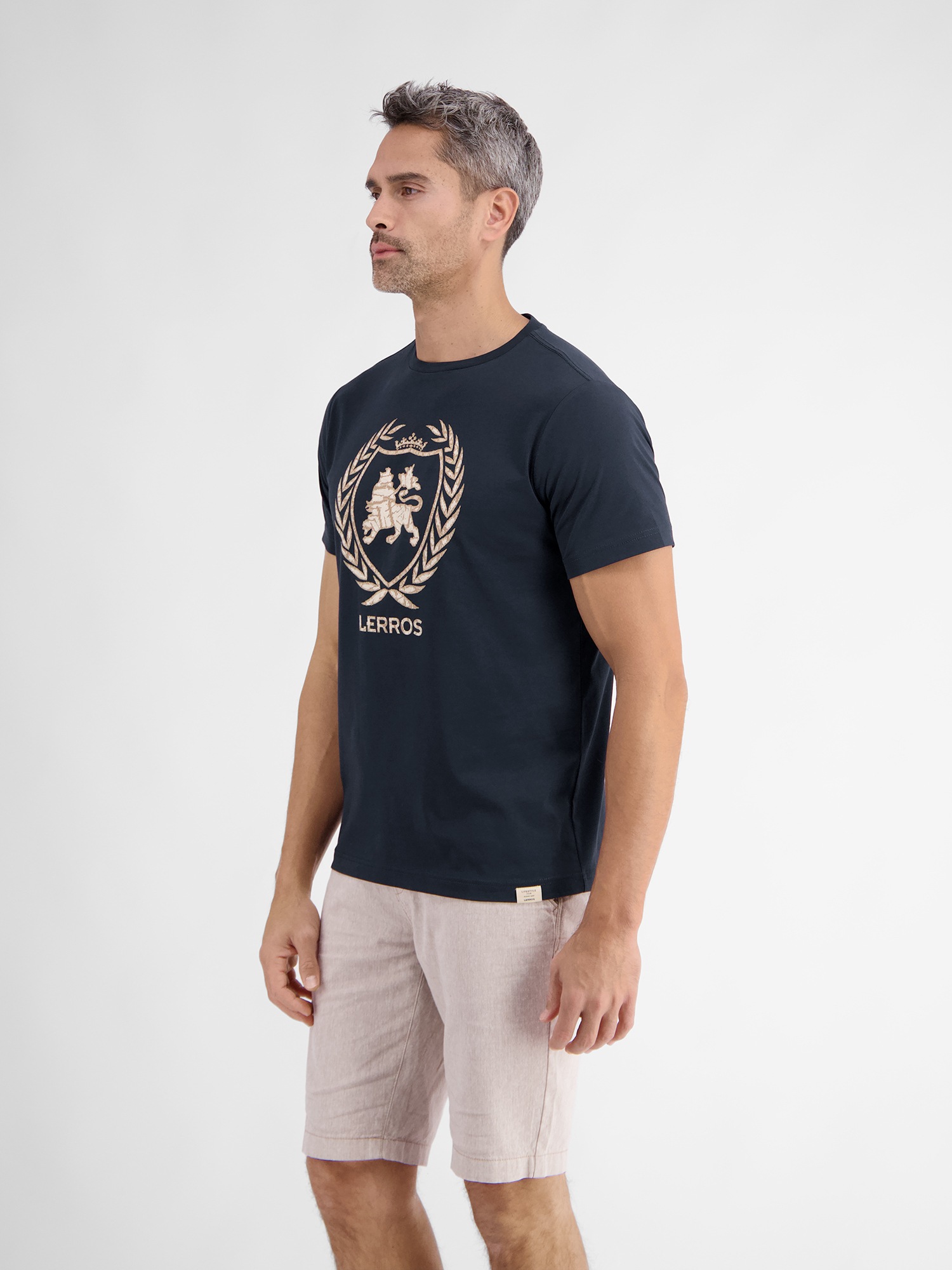 LERROS T-Shirt »LERROS T-Shirt mit Logoprint«