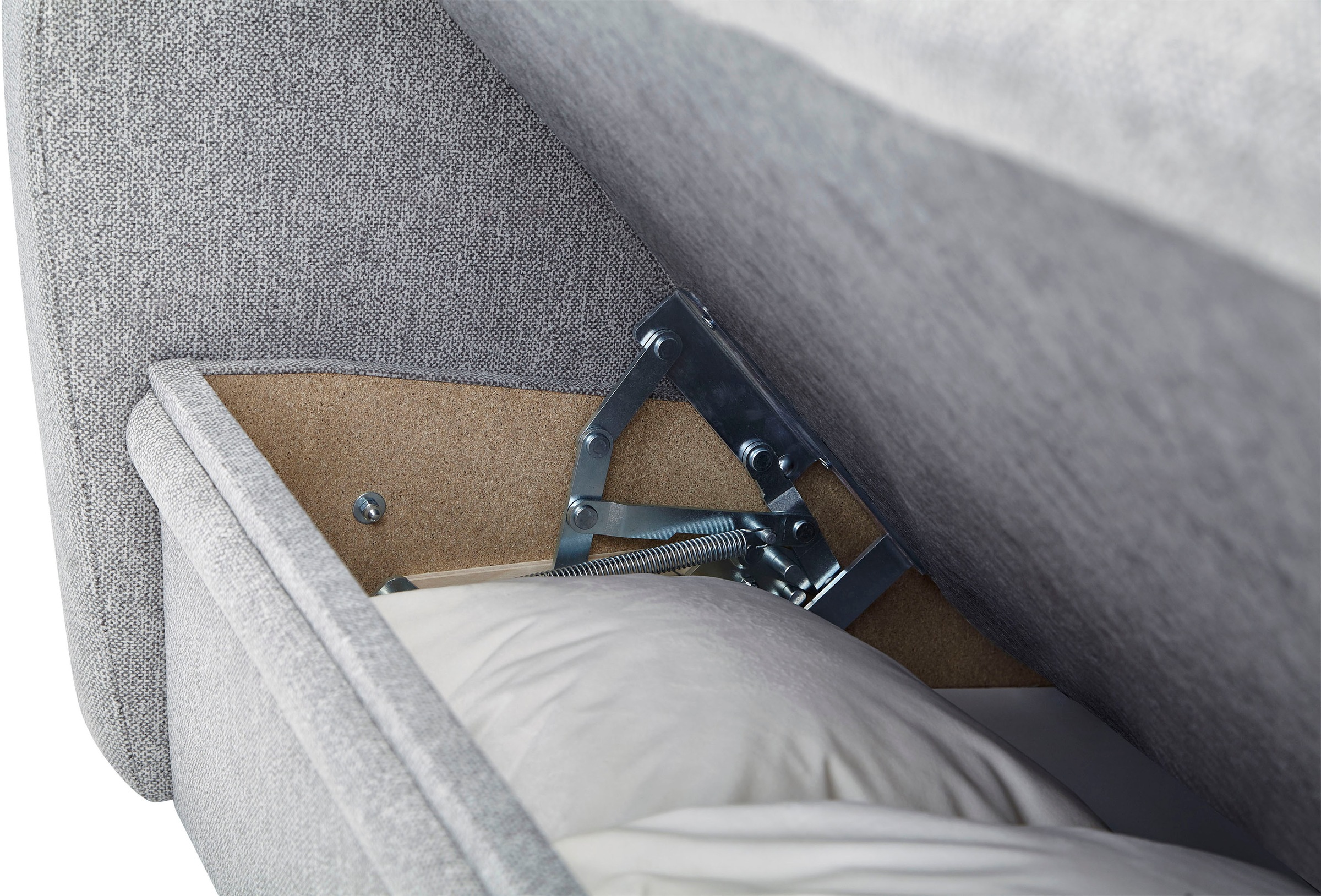 VILLA BECK Ecksofa »Varese L-Form«, (2 St.), Kopfteilverstellung, wahlweise mit Sitzvorzug, in Sitzhöhe 49 cm