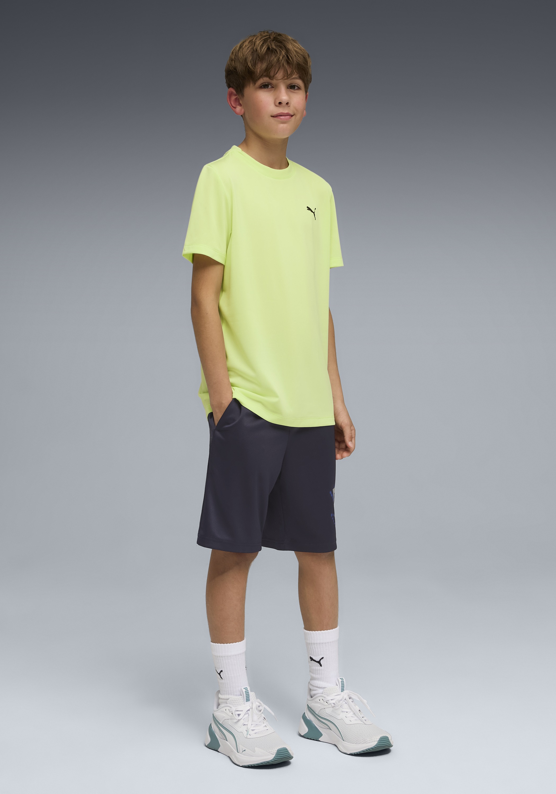 Thumbnail - PUMA T-Shirt "TAD ESS TEE B" ergonomischer Schnitt, Kurzarm, für sportliche Aktivitäten