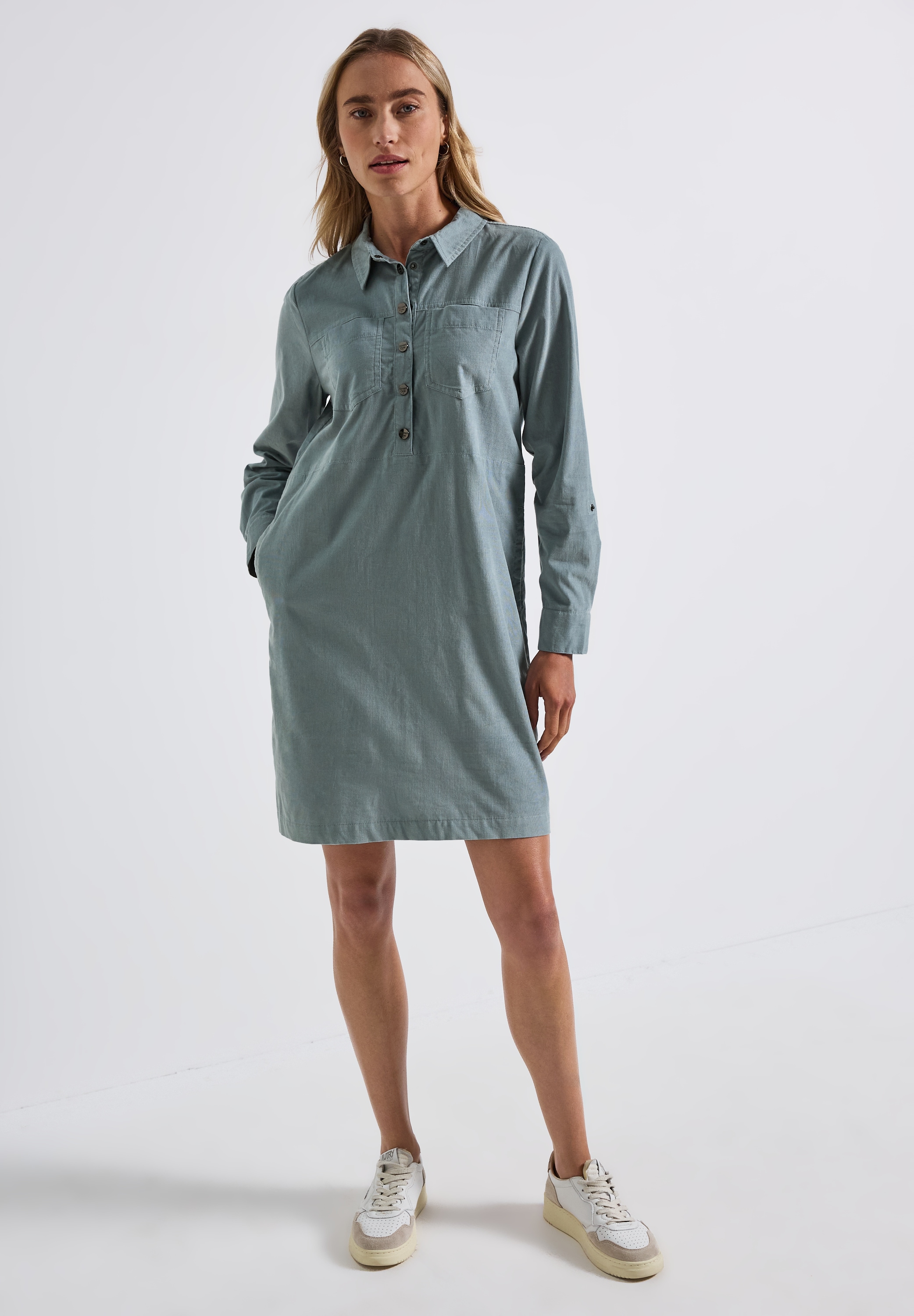 STREET ONE Blusenkleid, aus 100% Baumwolle